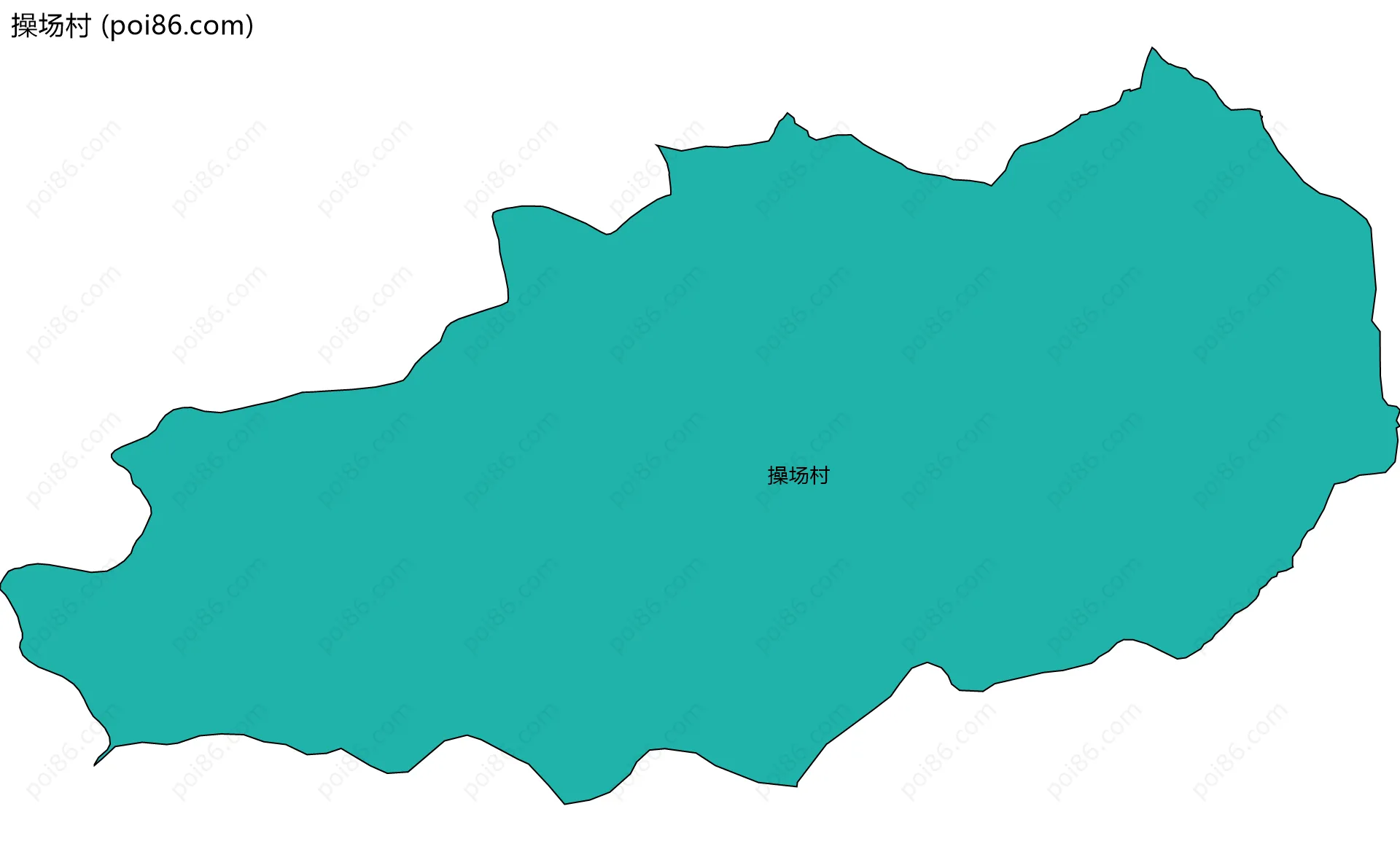 操场村边界地图