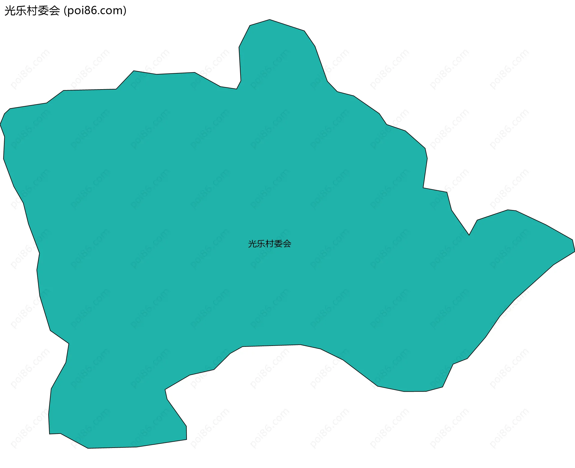 光乐村委会边界地图