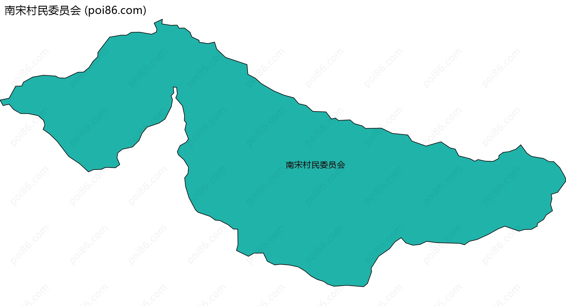 南宋村民委员会边界地图