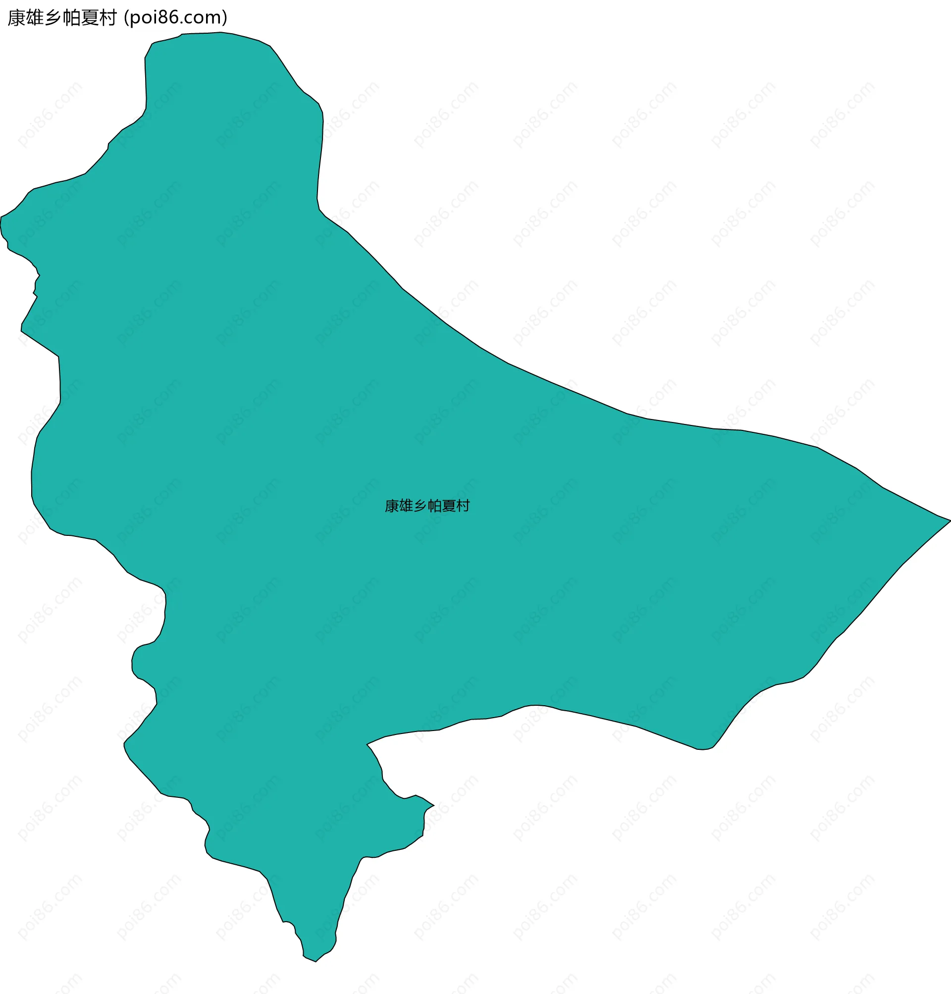 康雄乡帕夏村边界地图