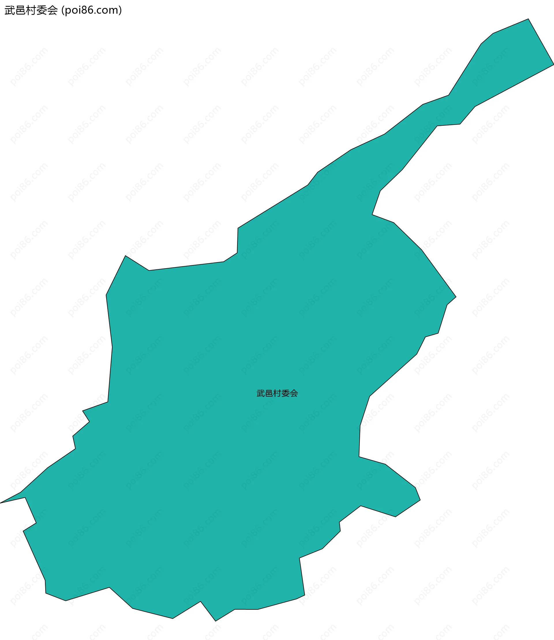 武邑村委会边界地图