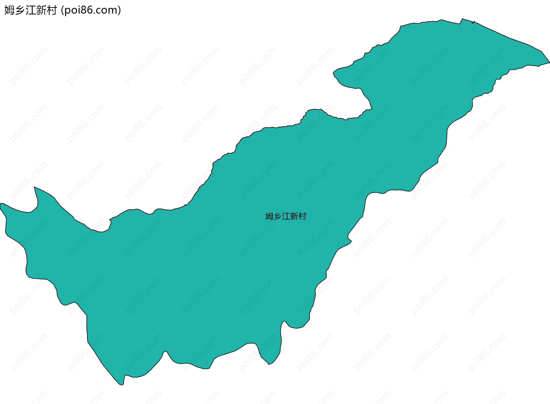姆乡江新村边界地图