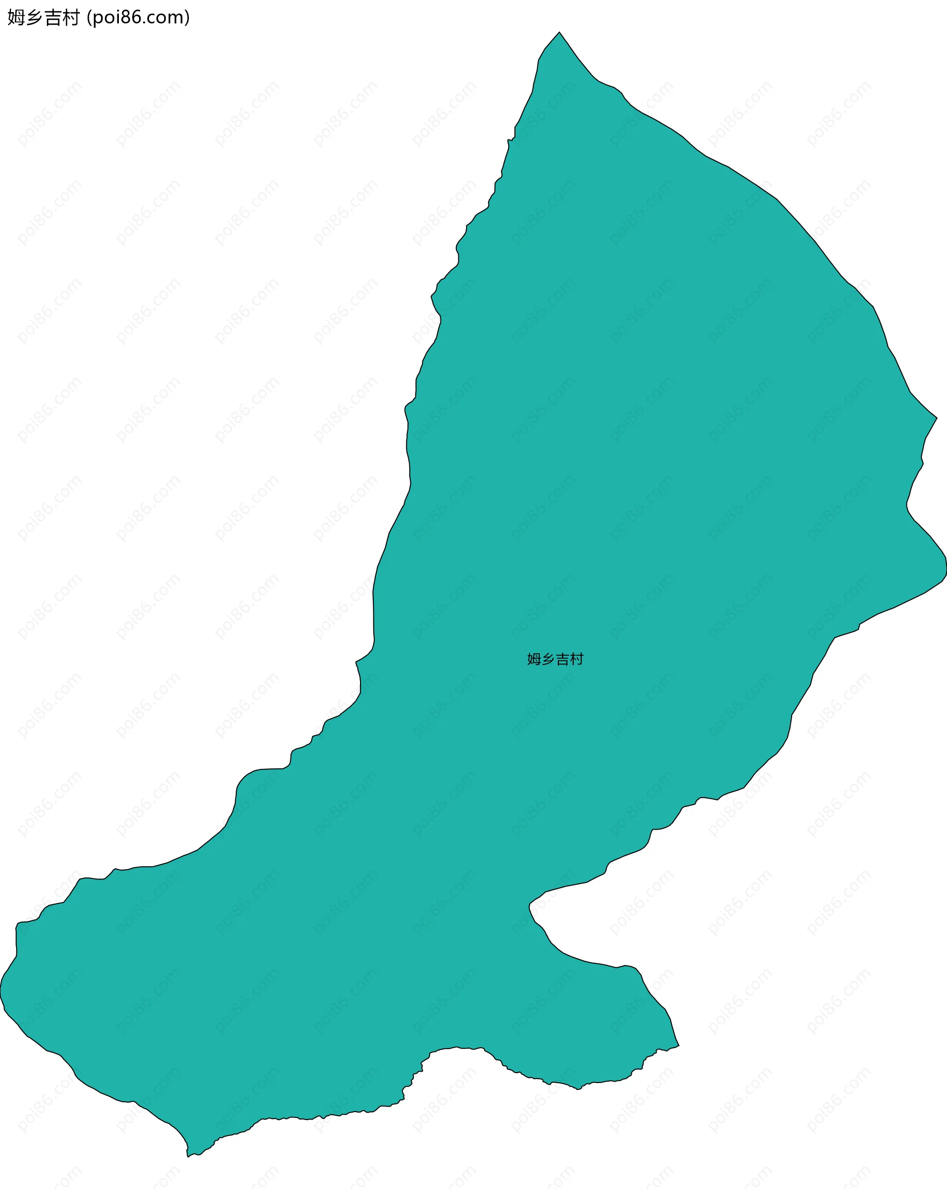 姆乡吉村边界地图