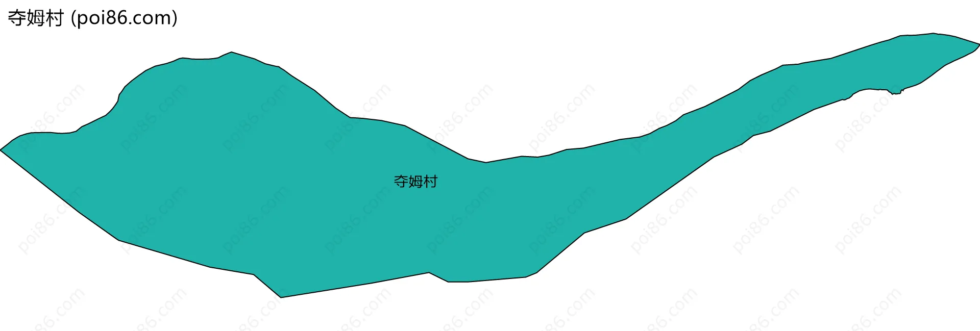 夺姆村边界地图
