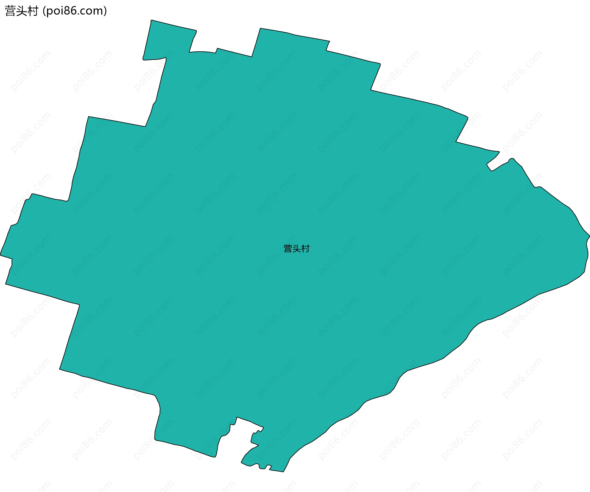 营头村边界地图