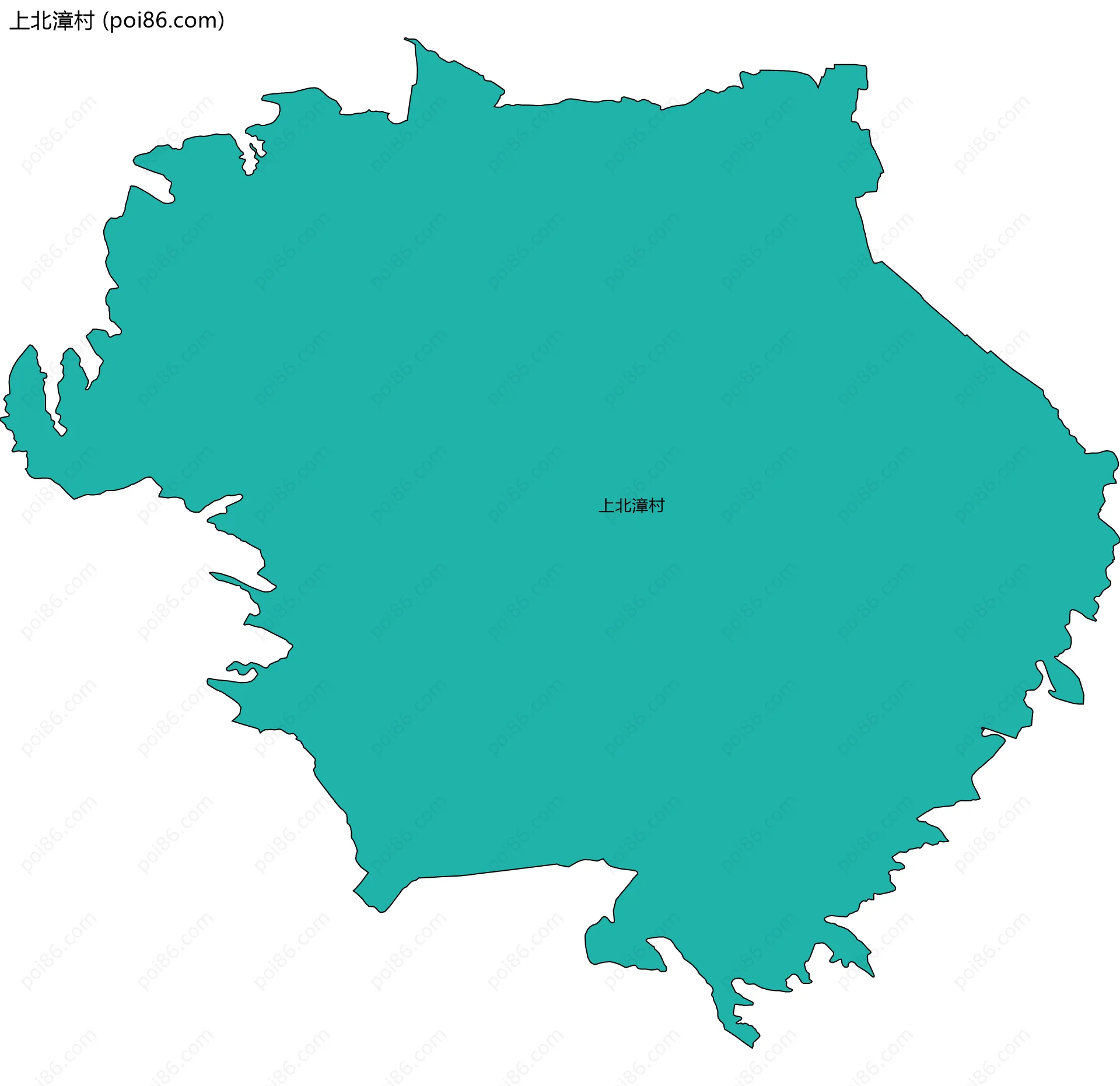 上北漳村边界地图