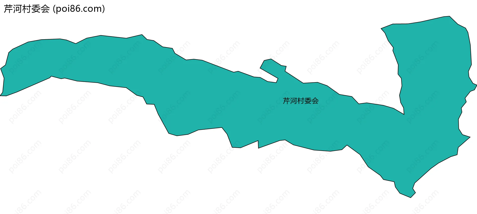 芹河村委会边界地图