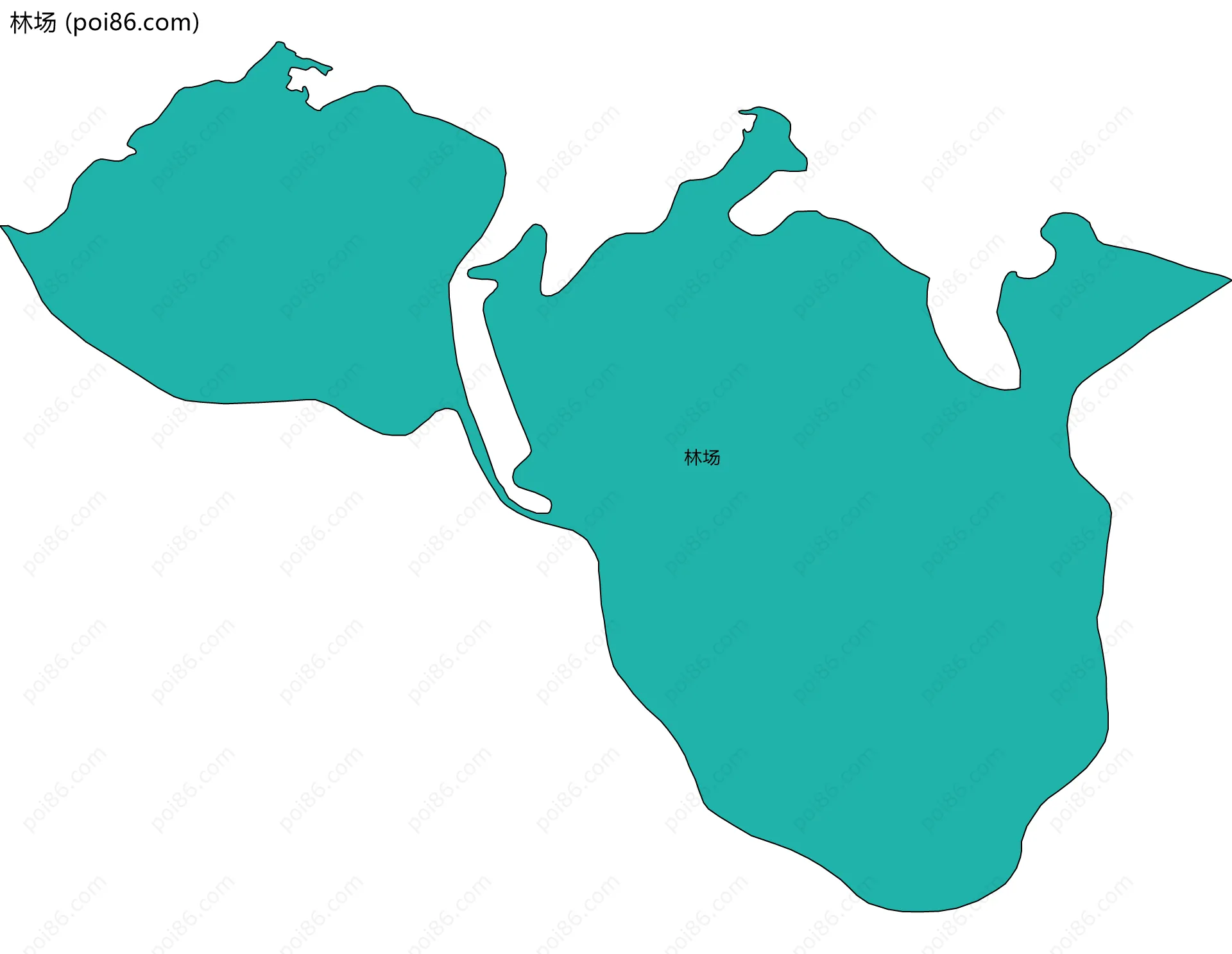 林场边界地图