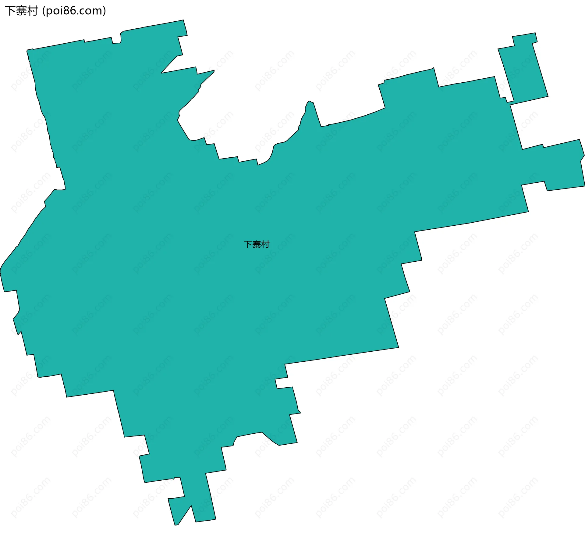 下寨村边界地图