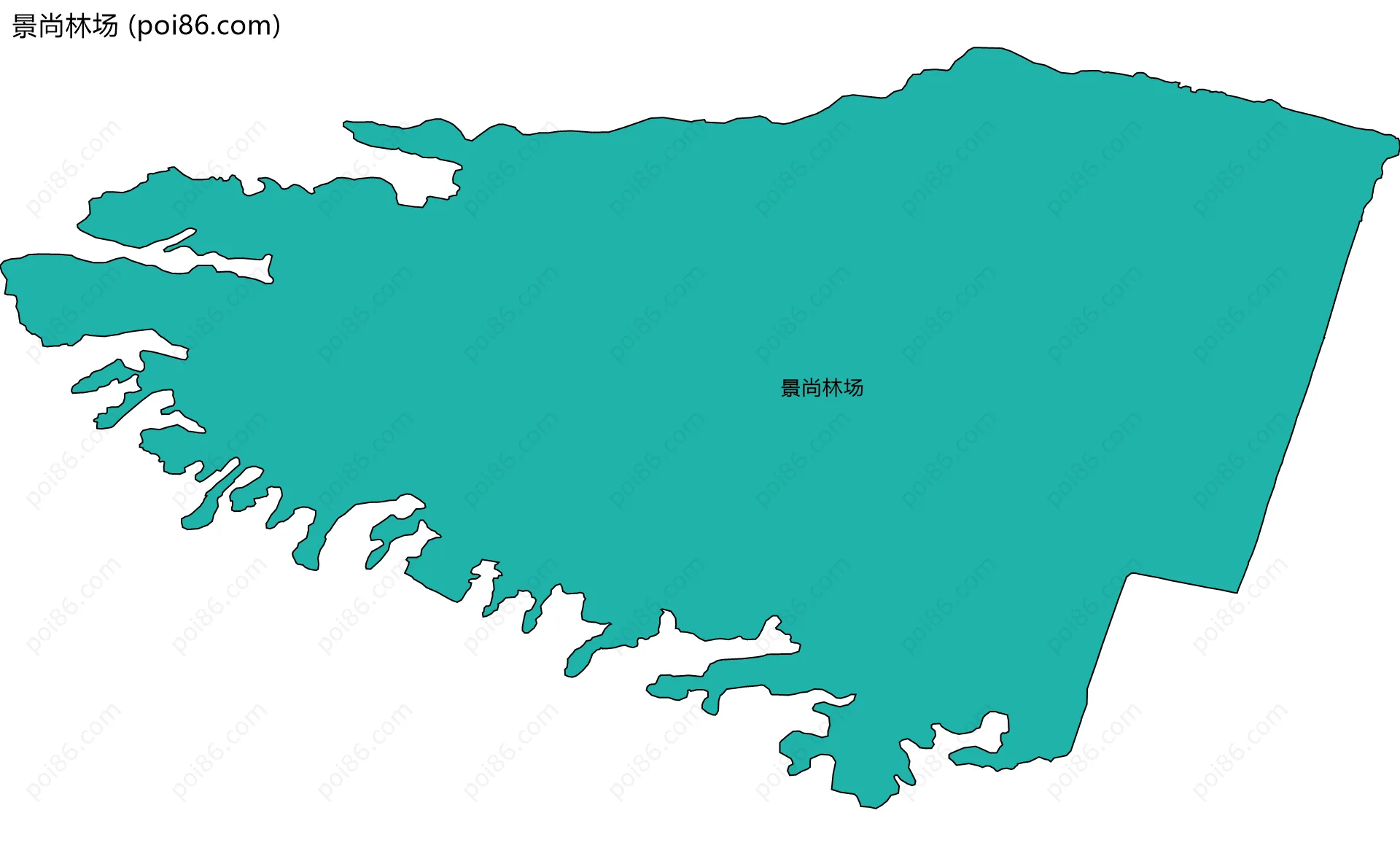 景尚林场边界地图