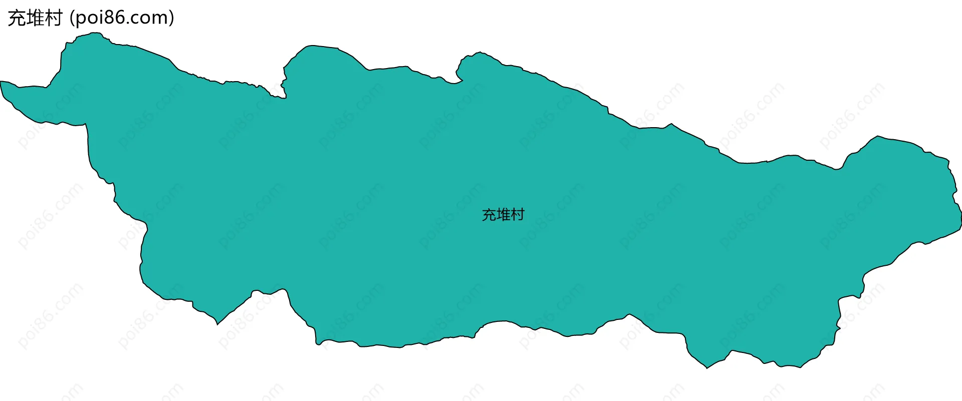 充堆村边界地图