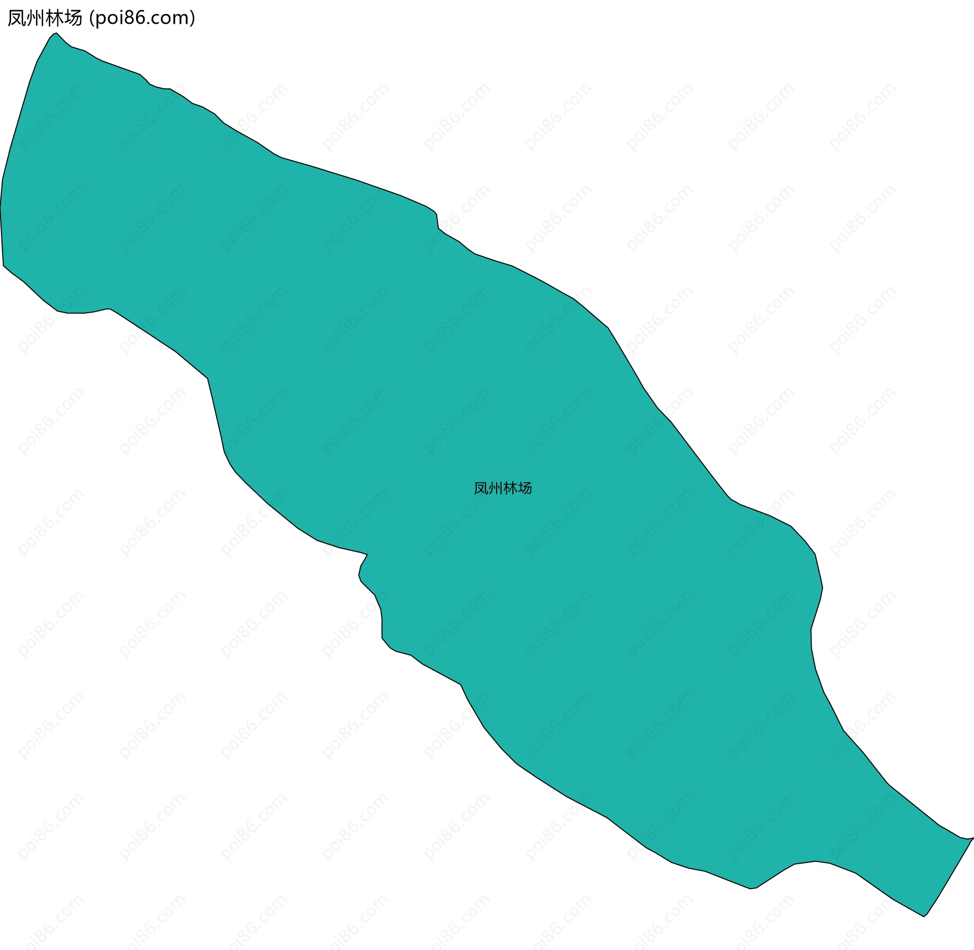 凤州林场边界地图