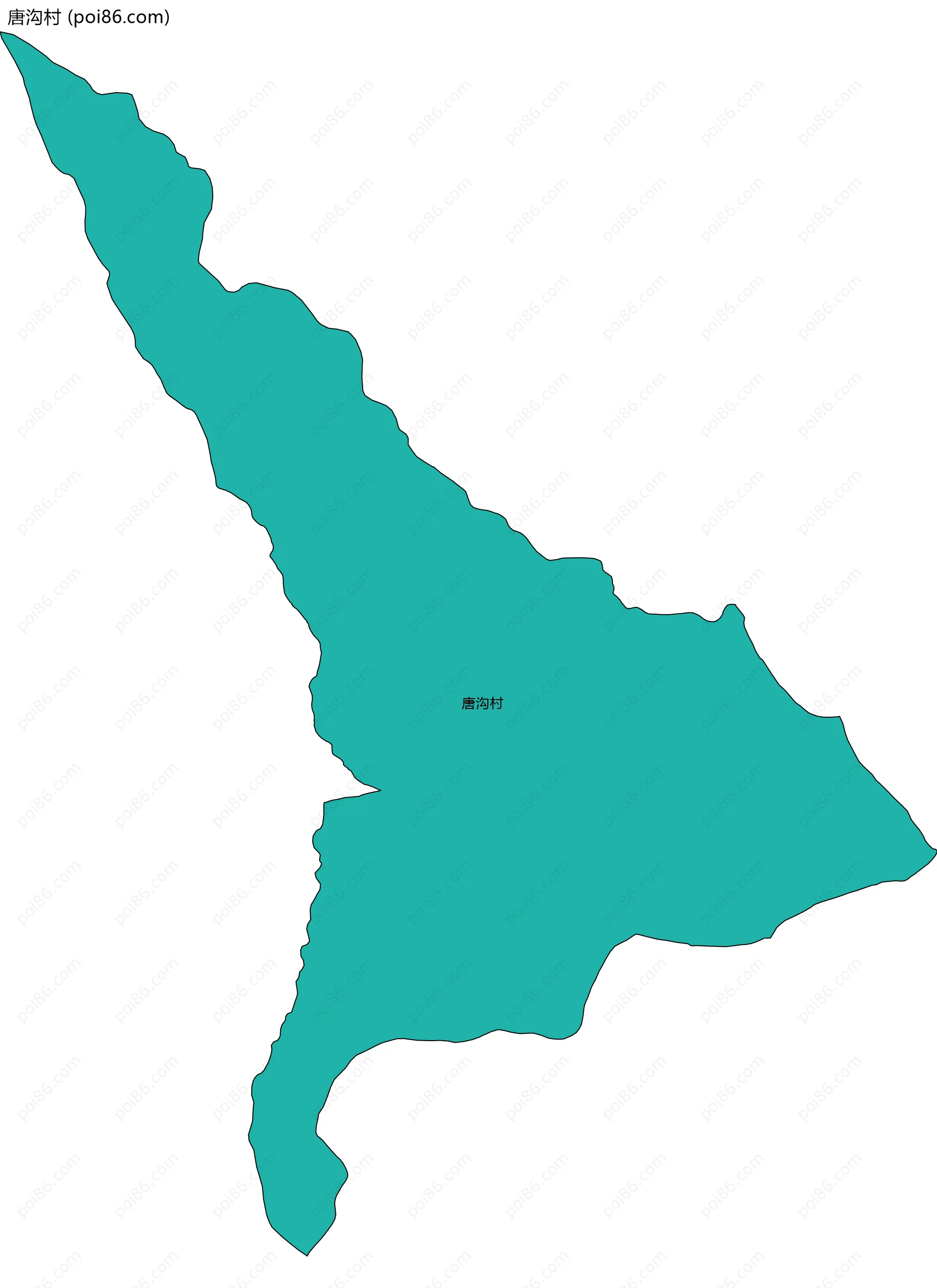 唐沟村边界地图