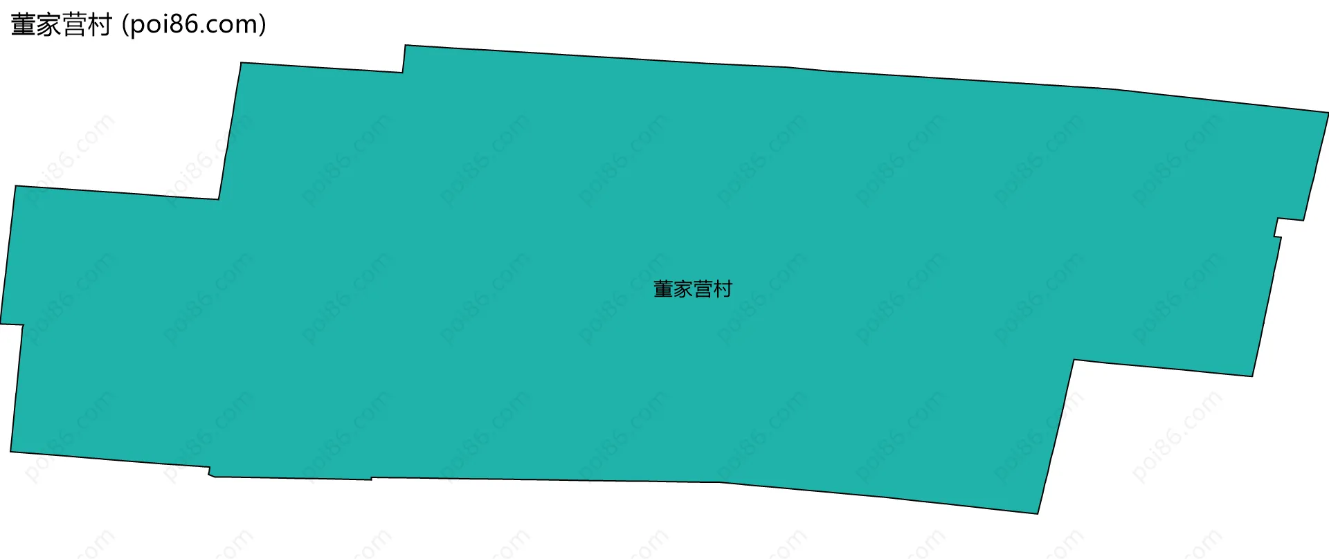董家营村边界地图