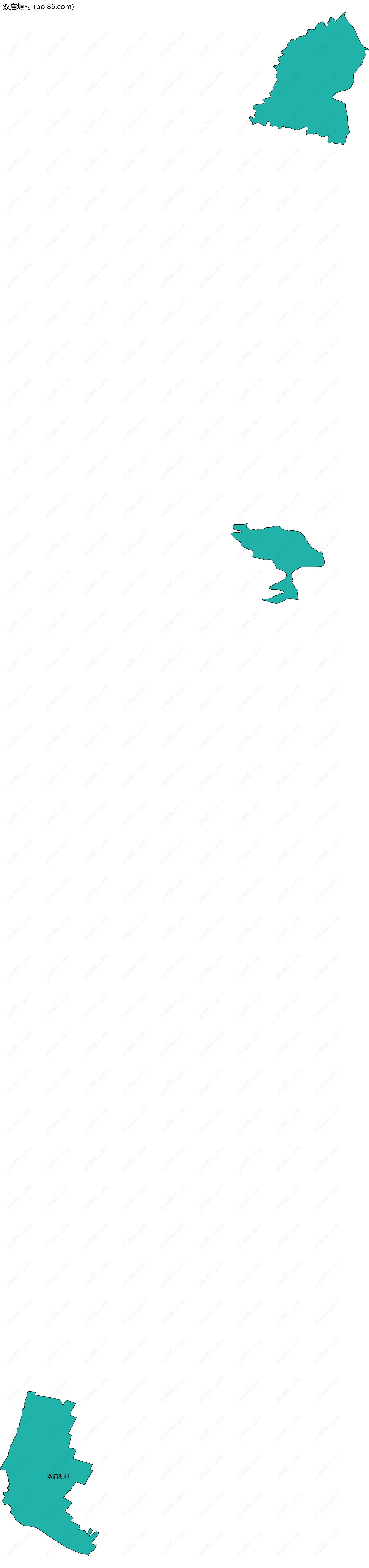 双庙塬村边界地图