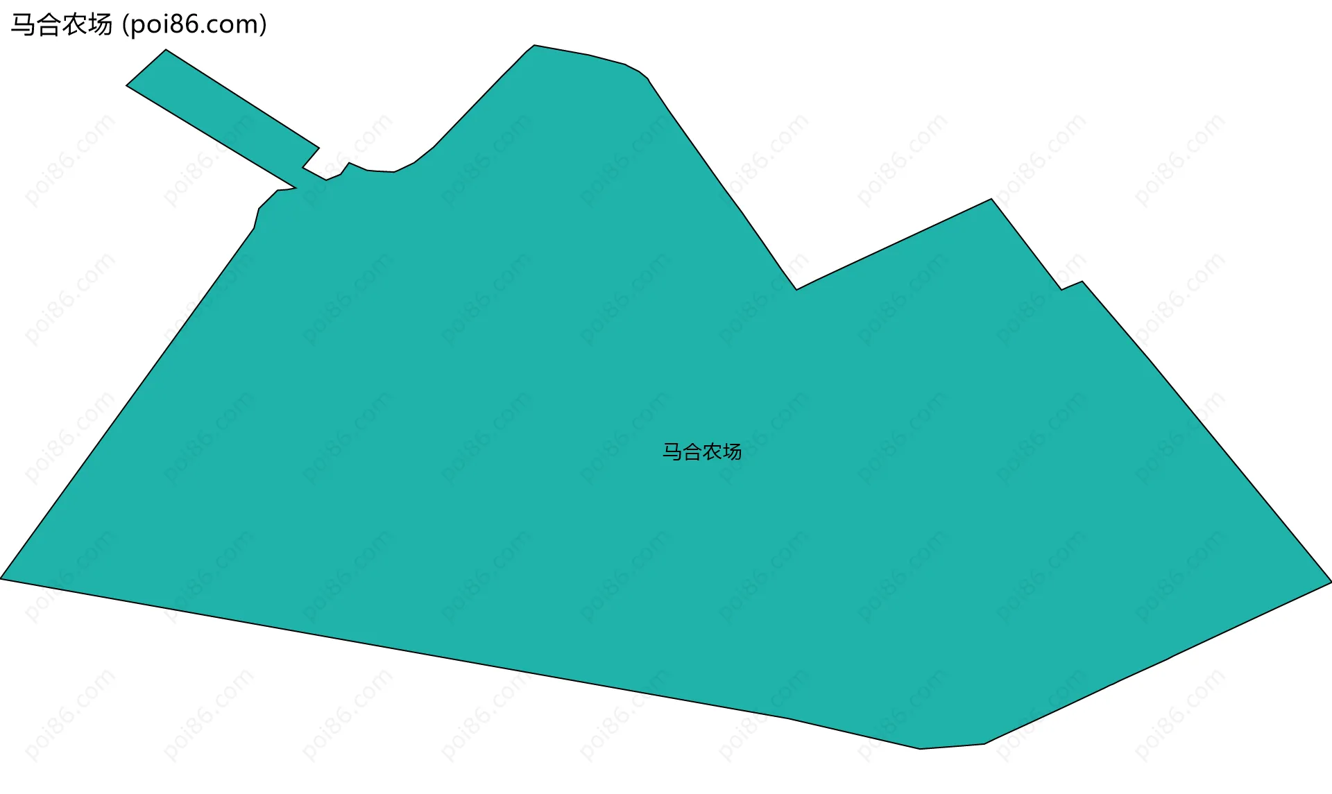 马合农场边界地图