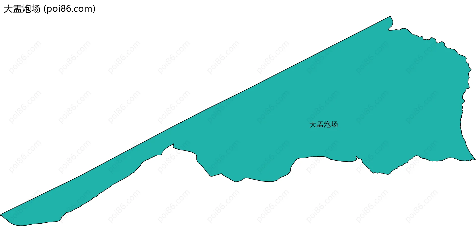 大盂炮场边界地图