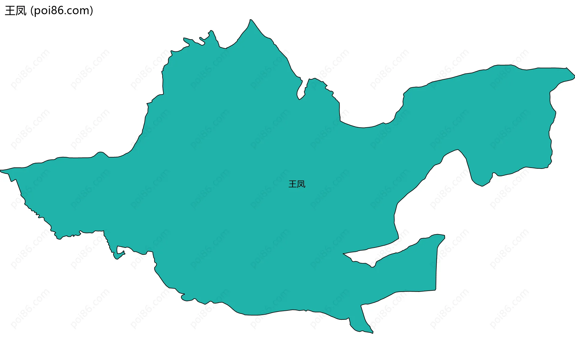 王凤边界地图
