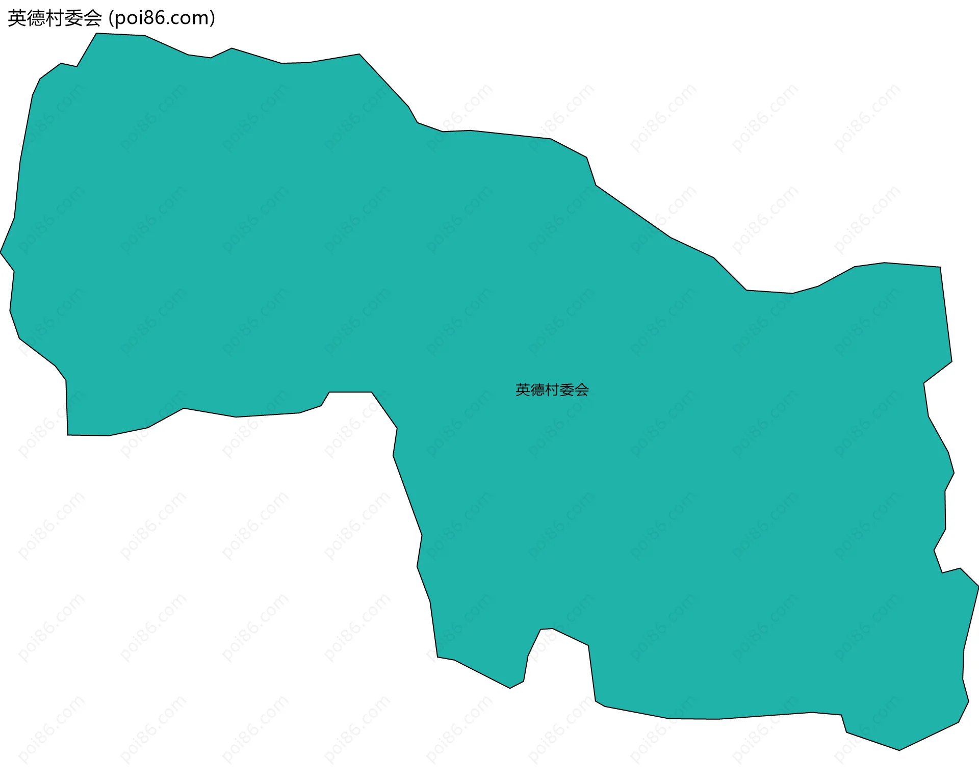 英德村委会边界地图