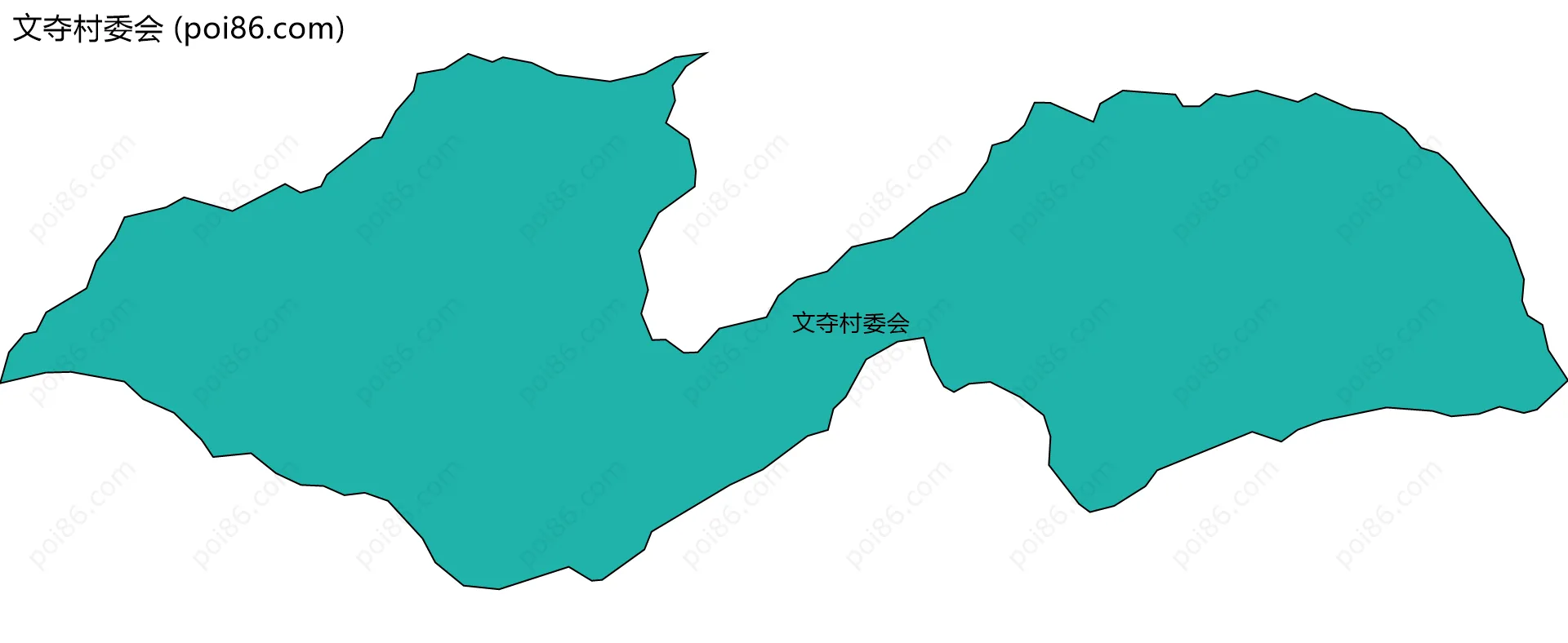 文夺村委会边界地图