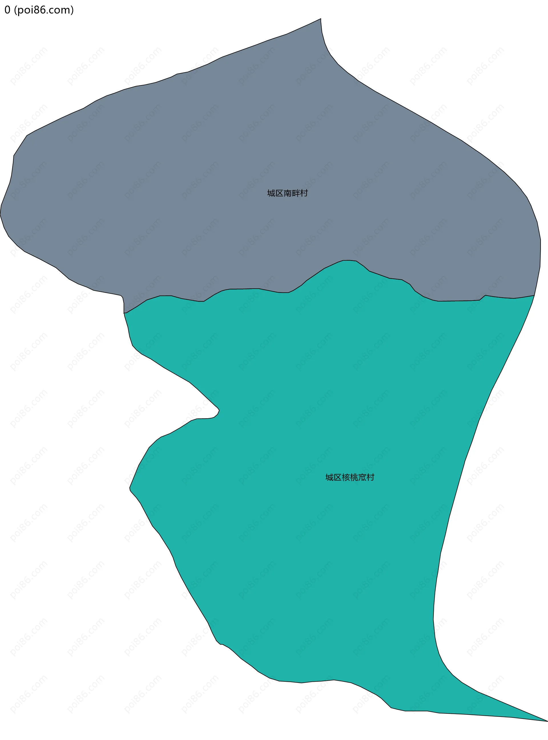 0边界地图(五级行政区划)