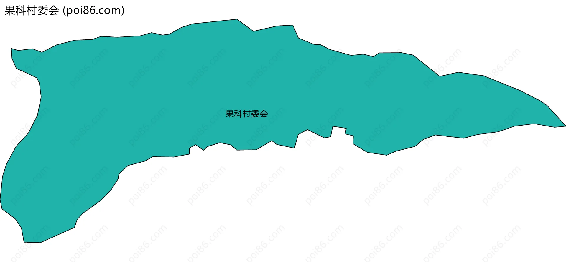 果科村委会边界地图