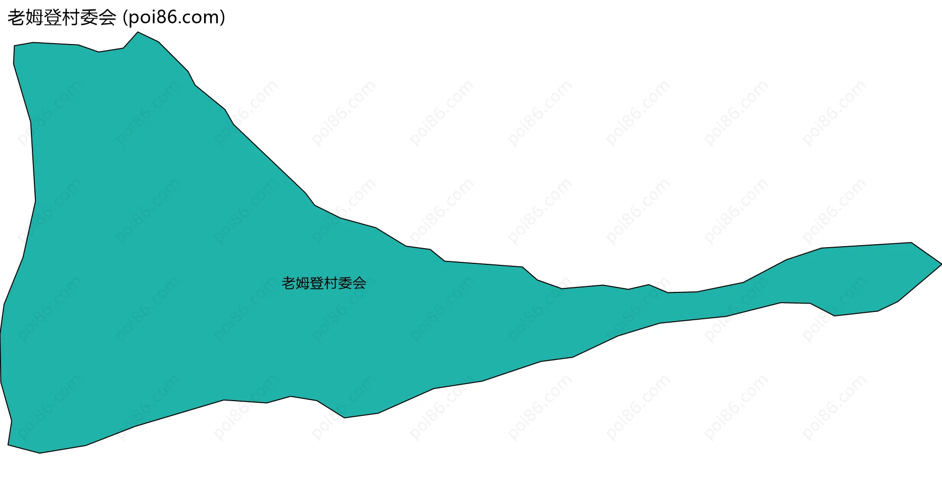 老姆登村委会边界地图