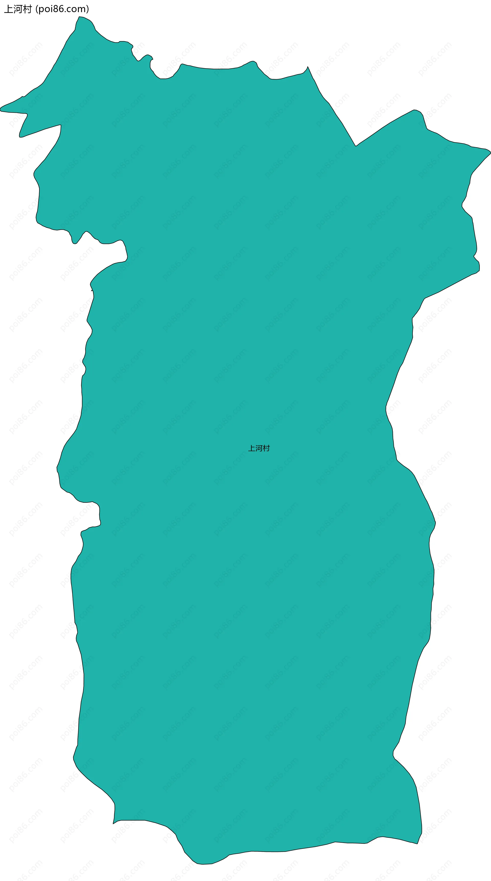 上河村边界地图