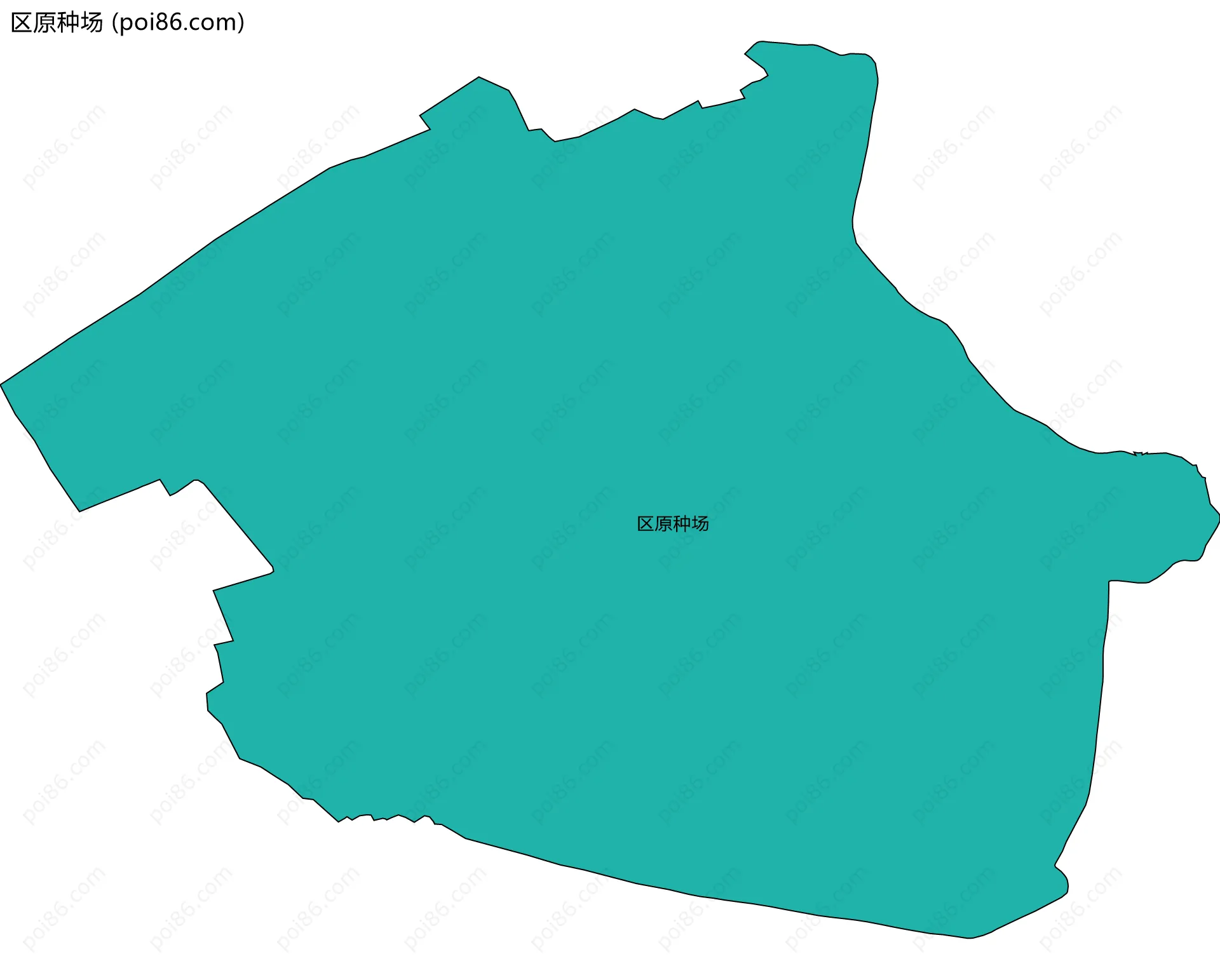 区原种场边界地图