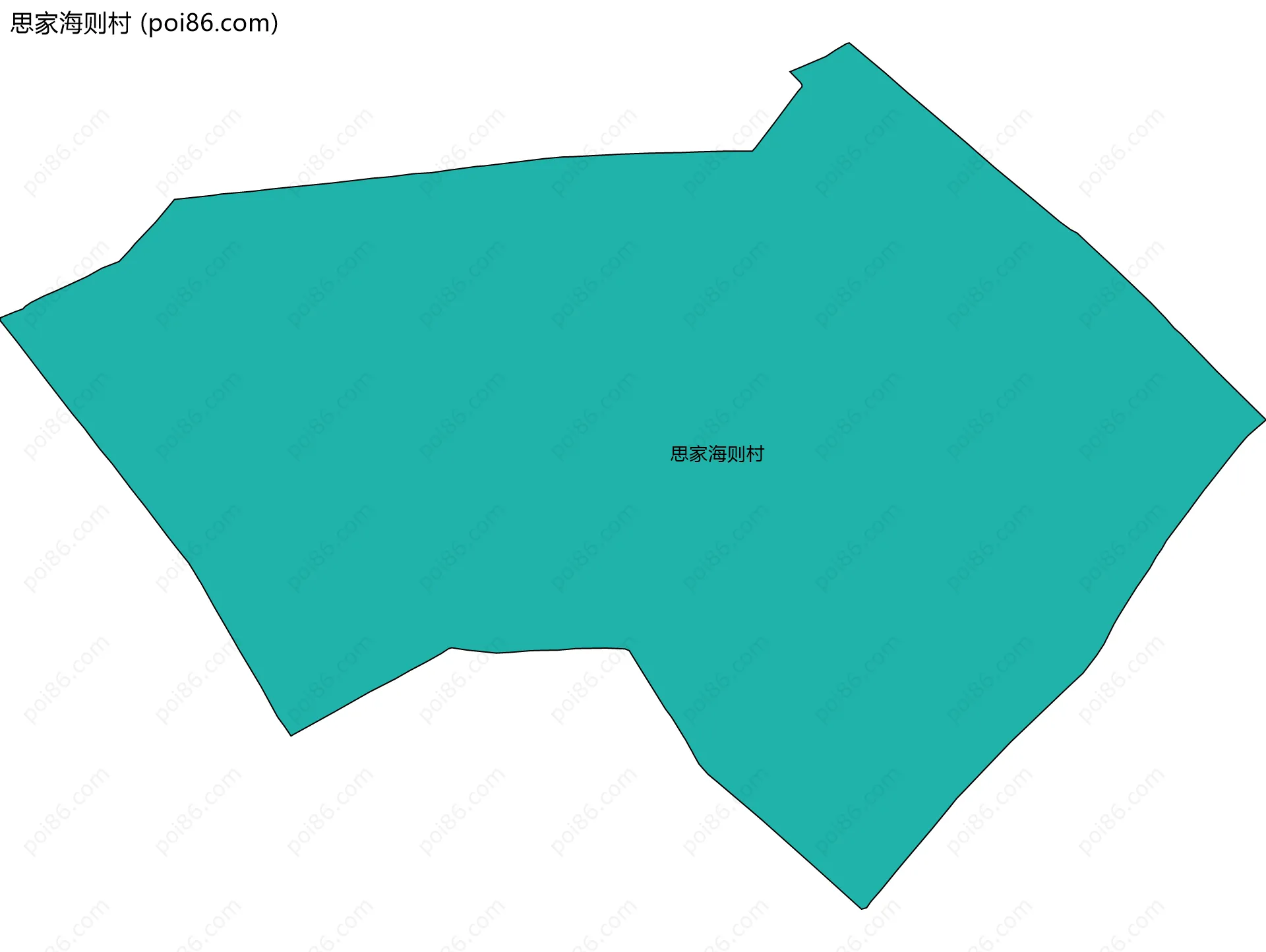 思家海则村边界地图