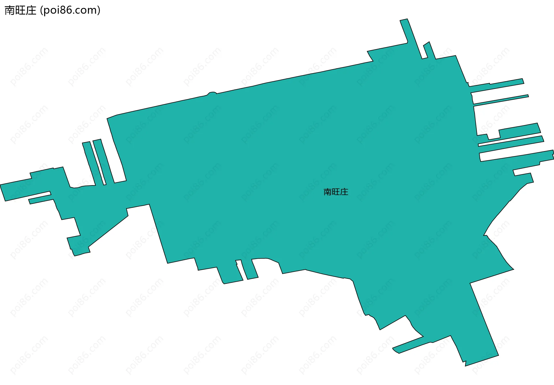 南旺庄边界地图
