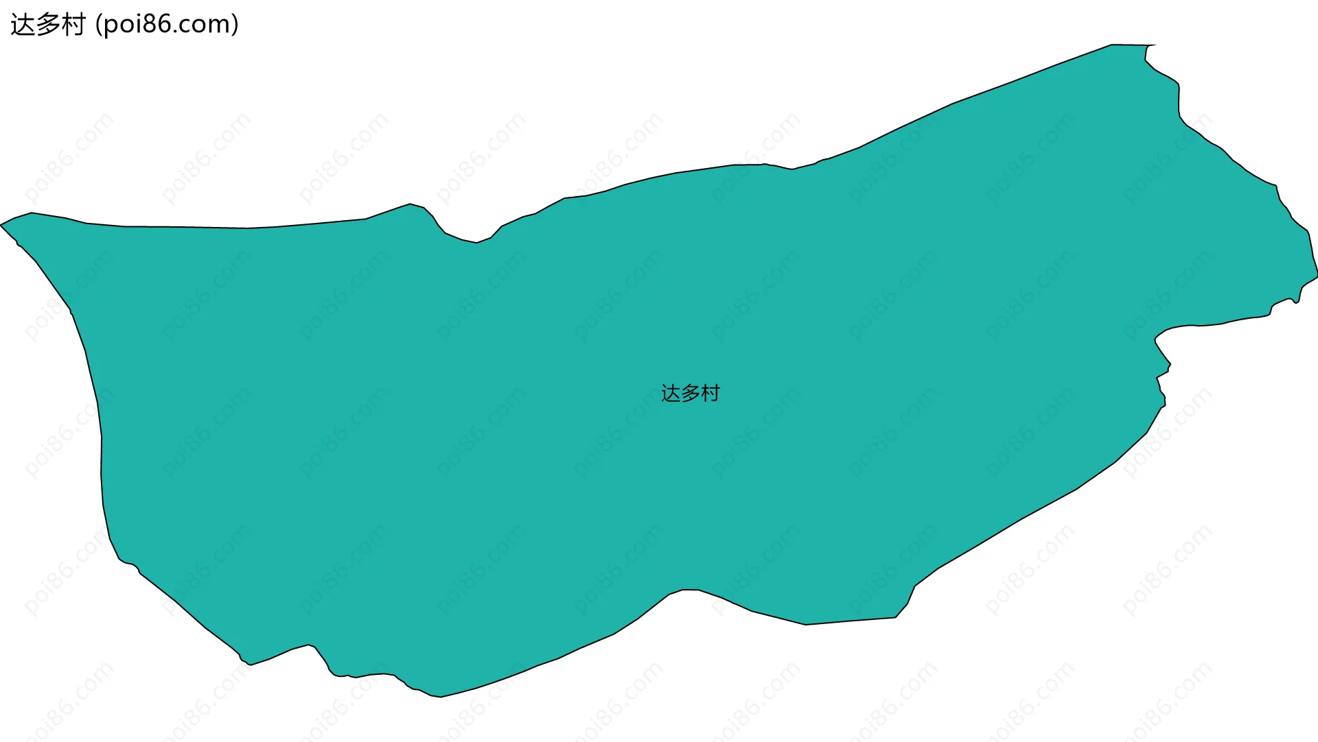 达多村边界地图