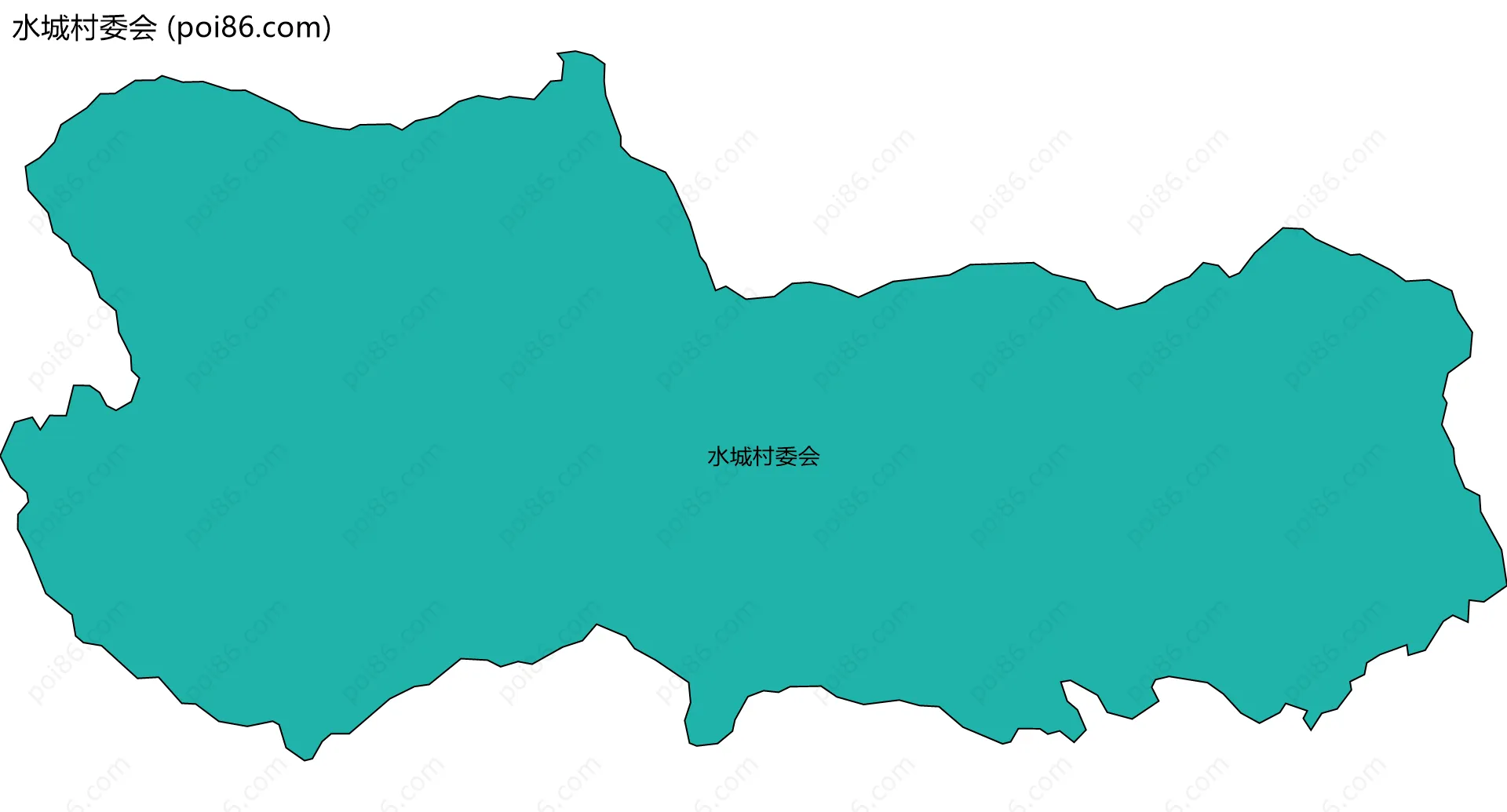 水城村委会边界地图