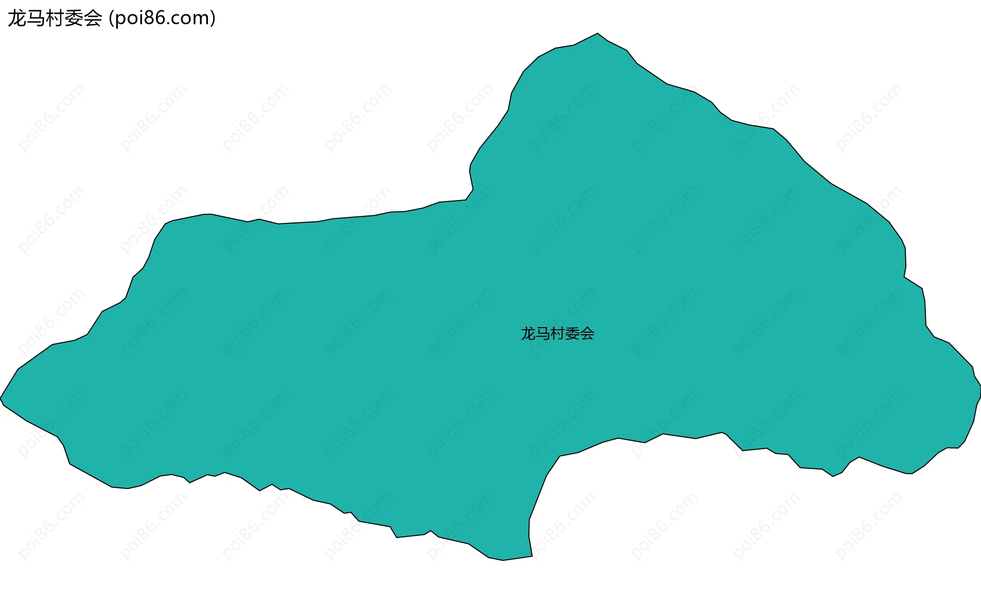 龙马村委会边界地图
