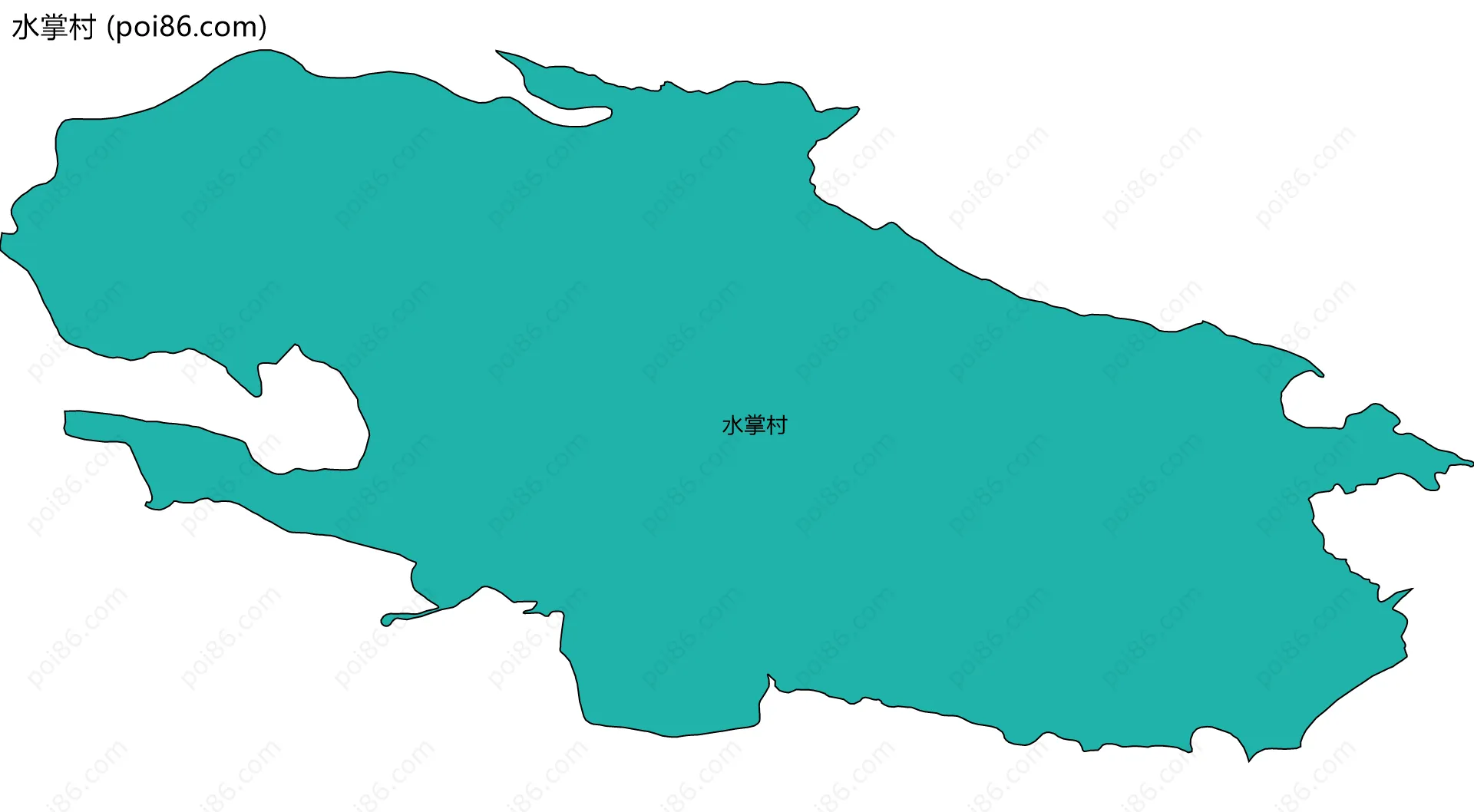 水掌村边界地图