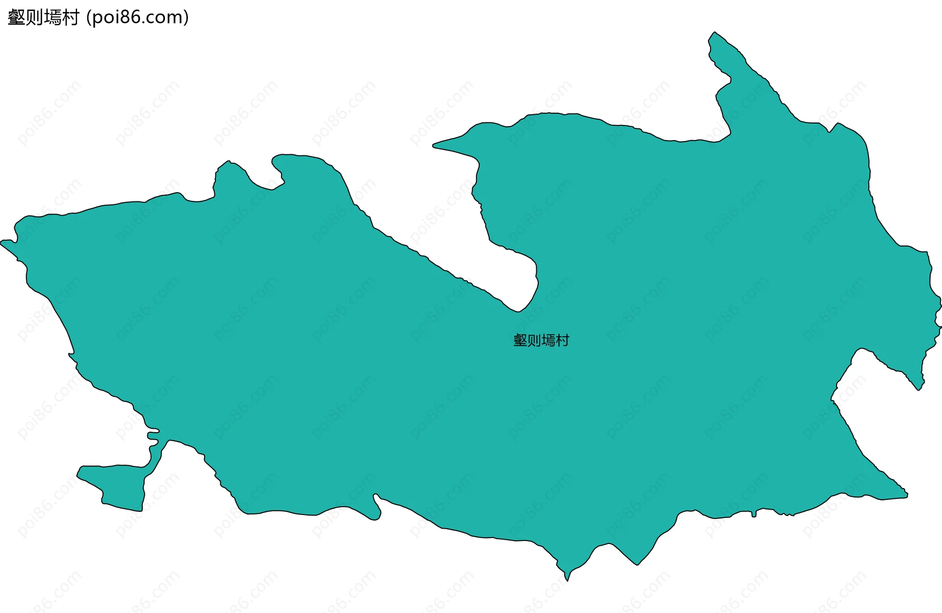 壑则墕村边界地图