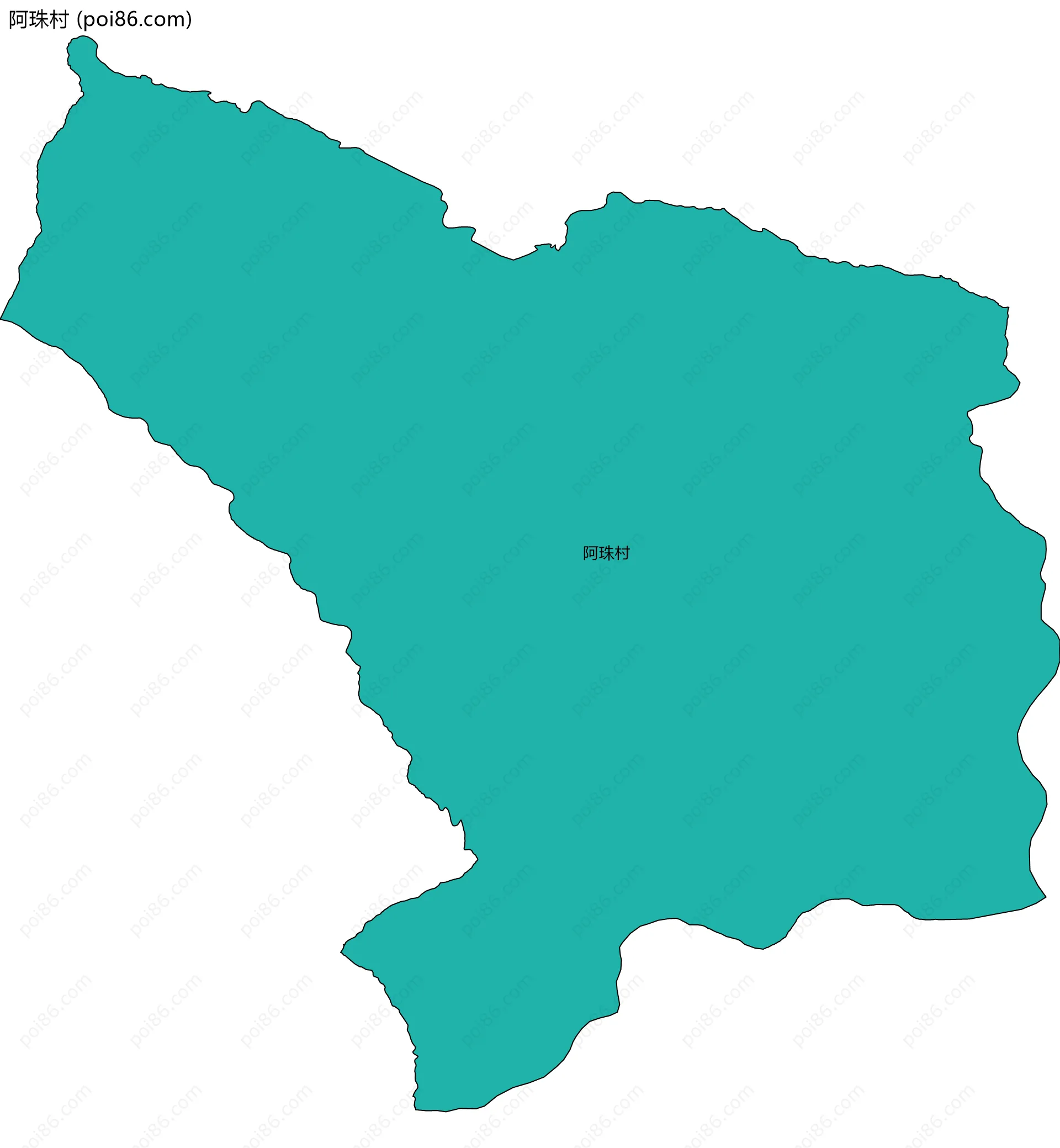 阿珠村边界地图