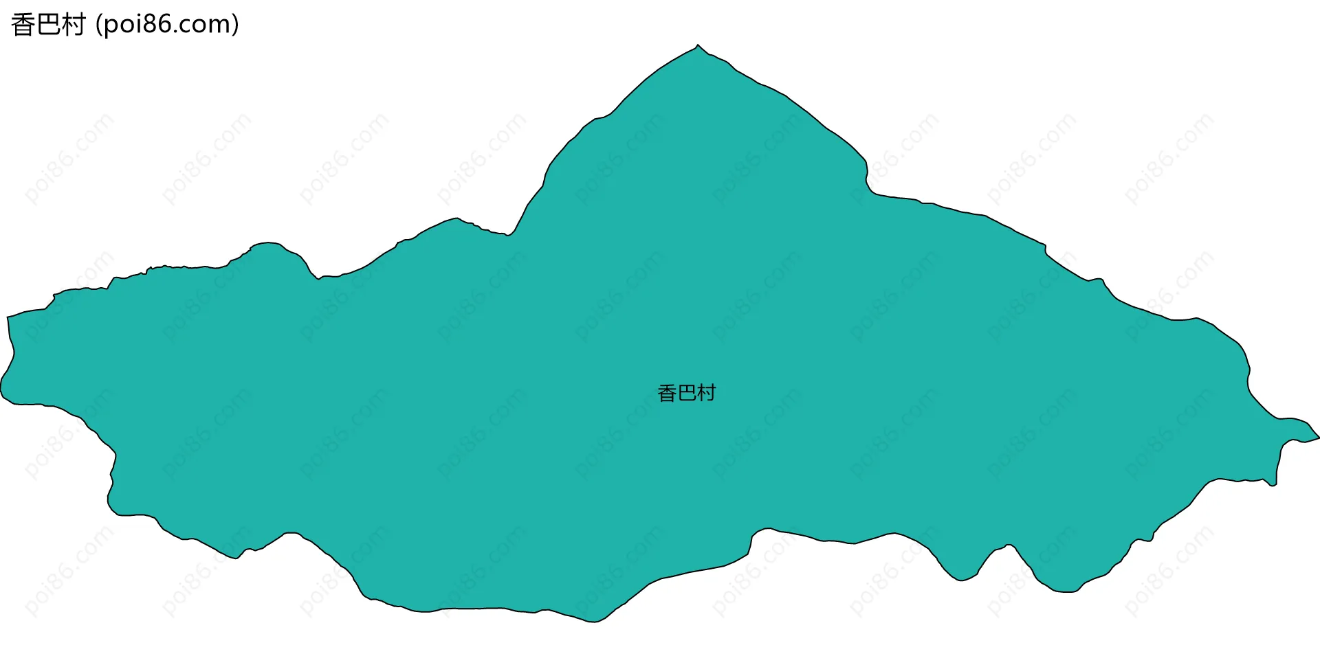 香巴村边界地图