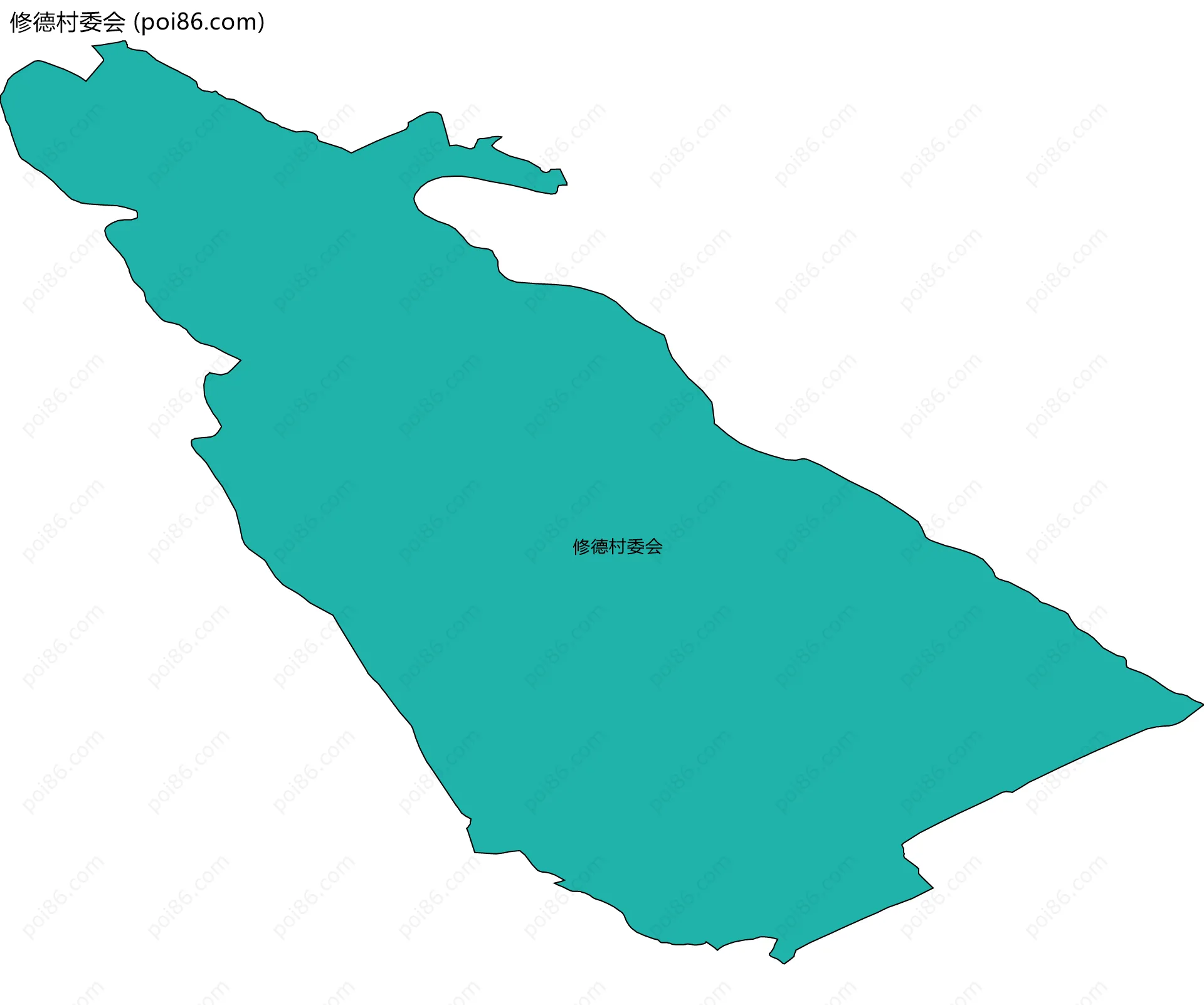 修德村委会边界地图