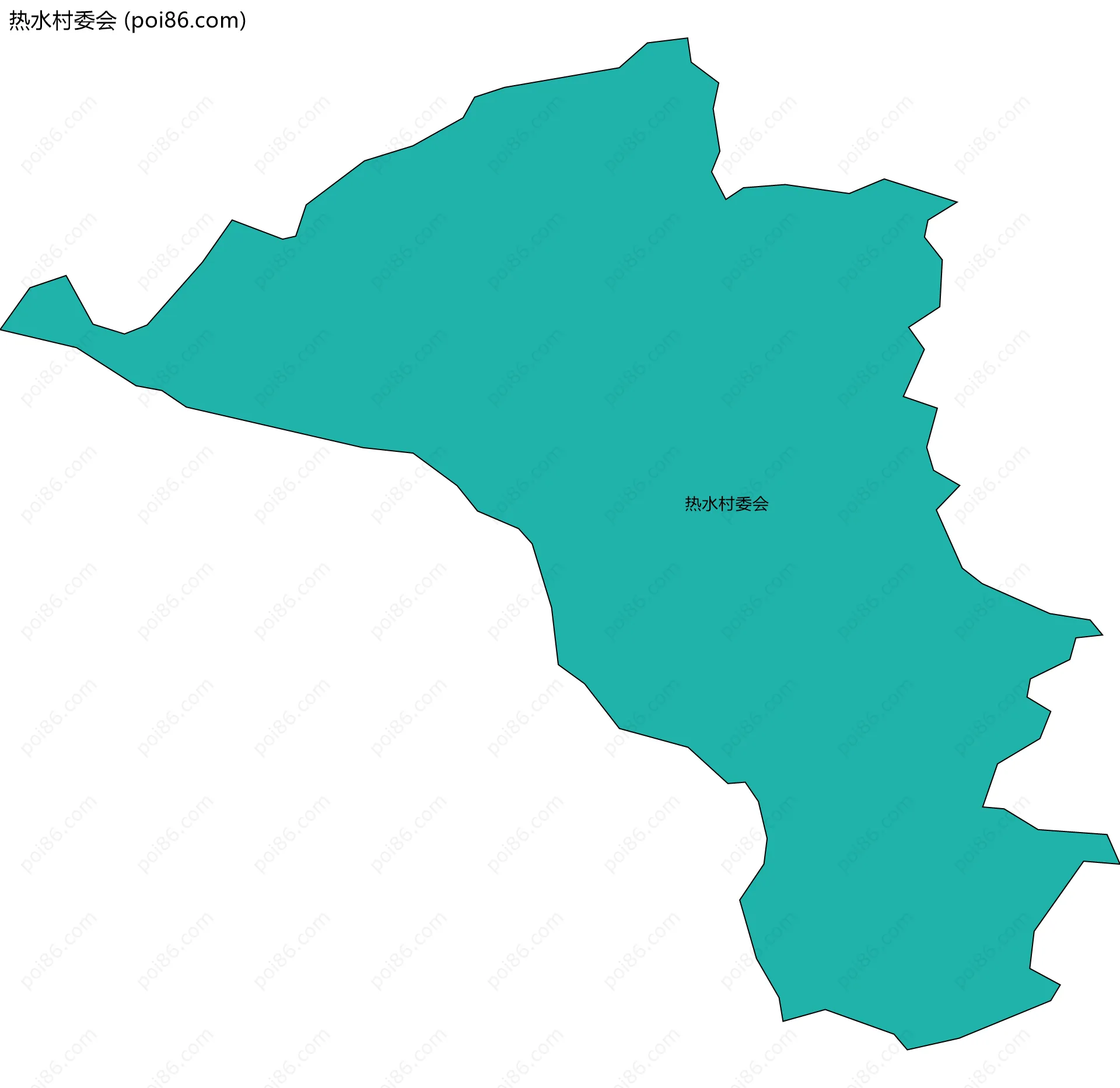 热水村委会边界地图