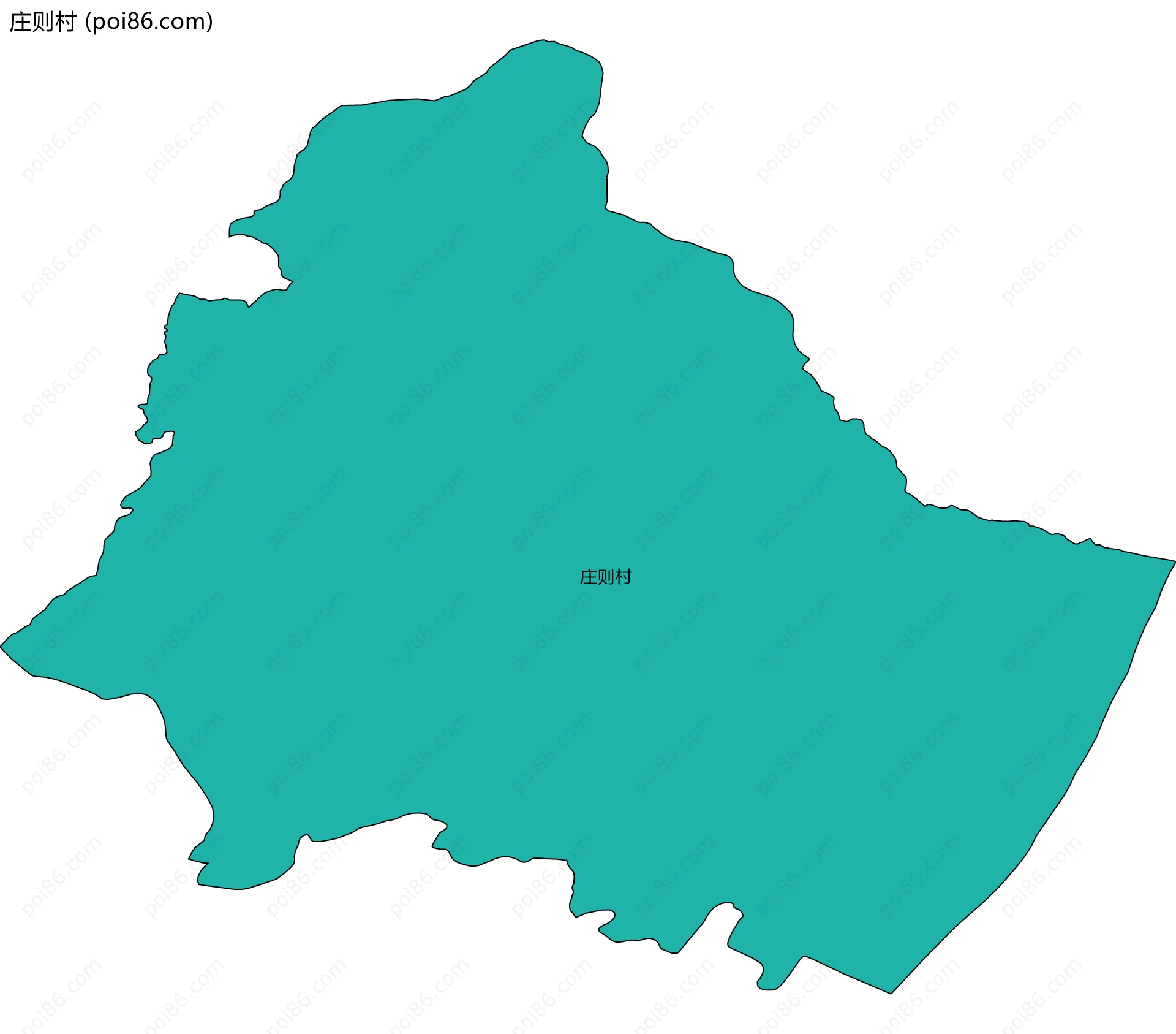 庄则村边界地图