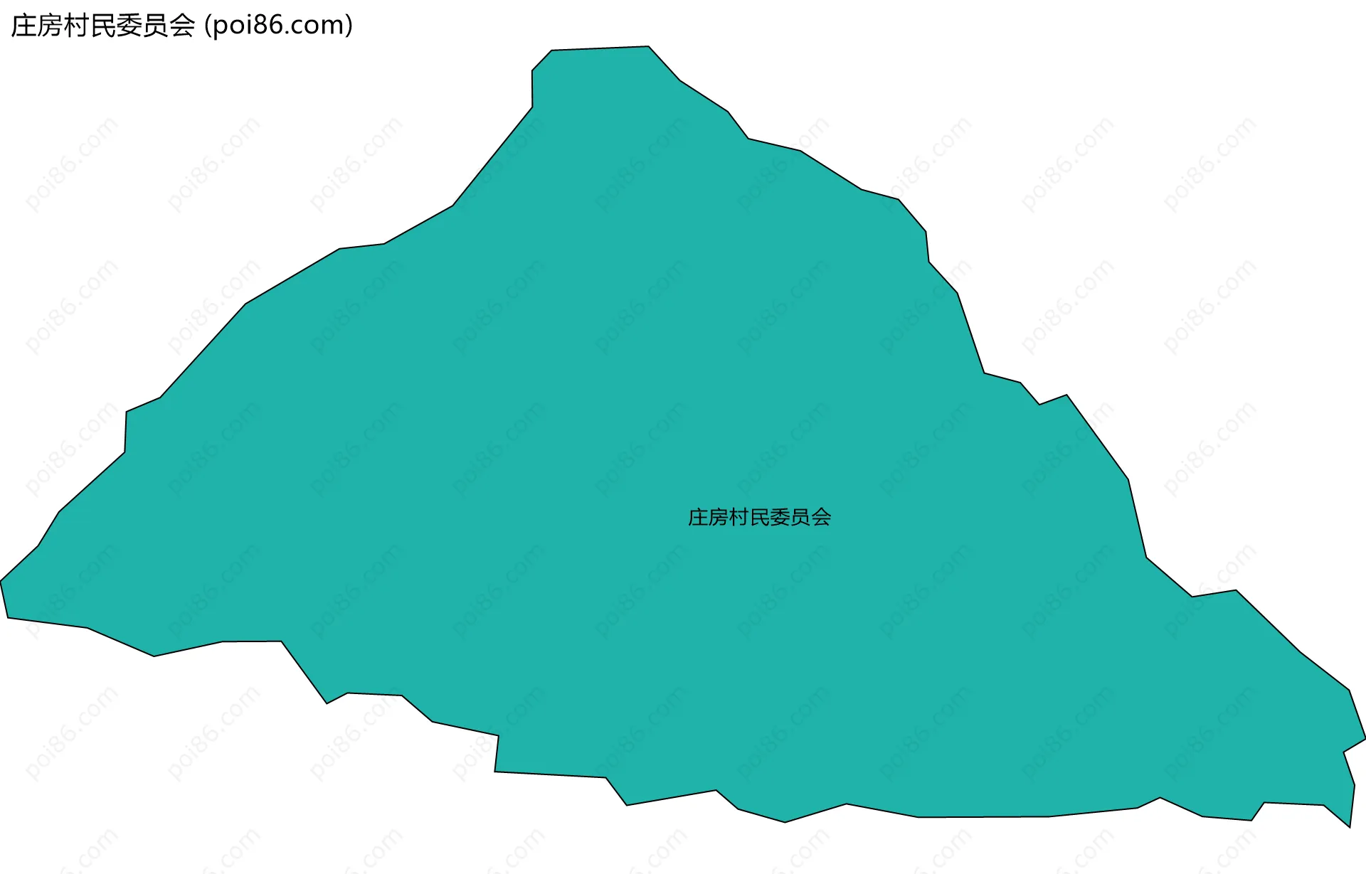 庄房村民委员会边界地图