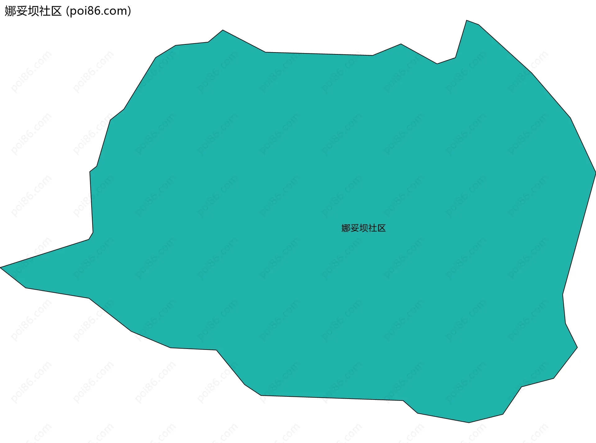 娜妥坝社区边界地图