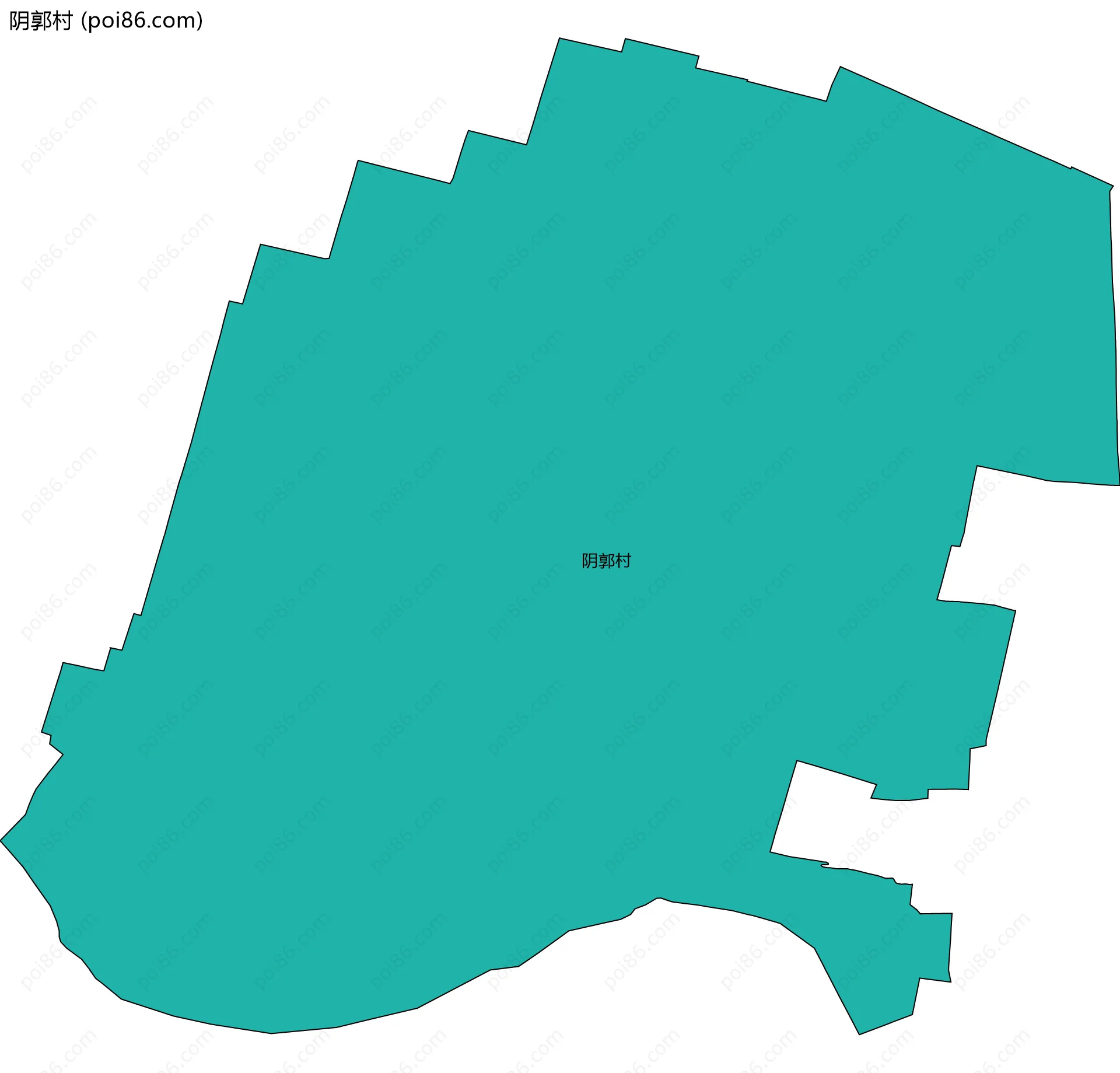 阴郭村边界地图