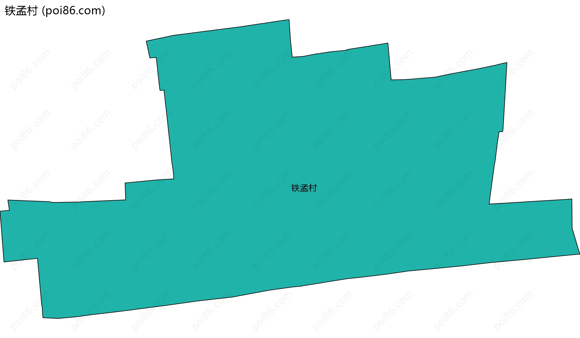 铁孟村边界地图