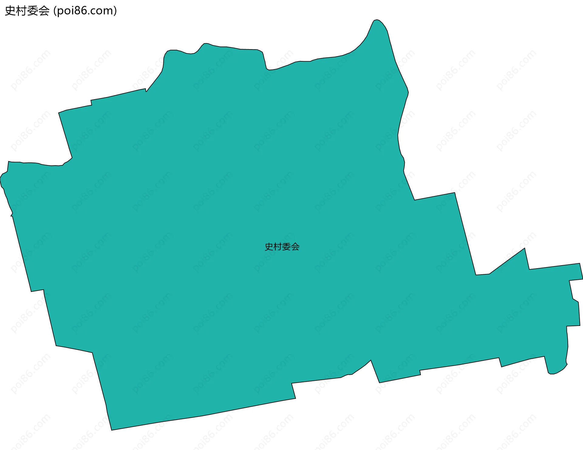 史村委会边界地图