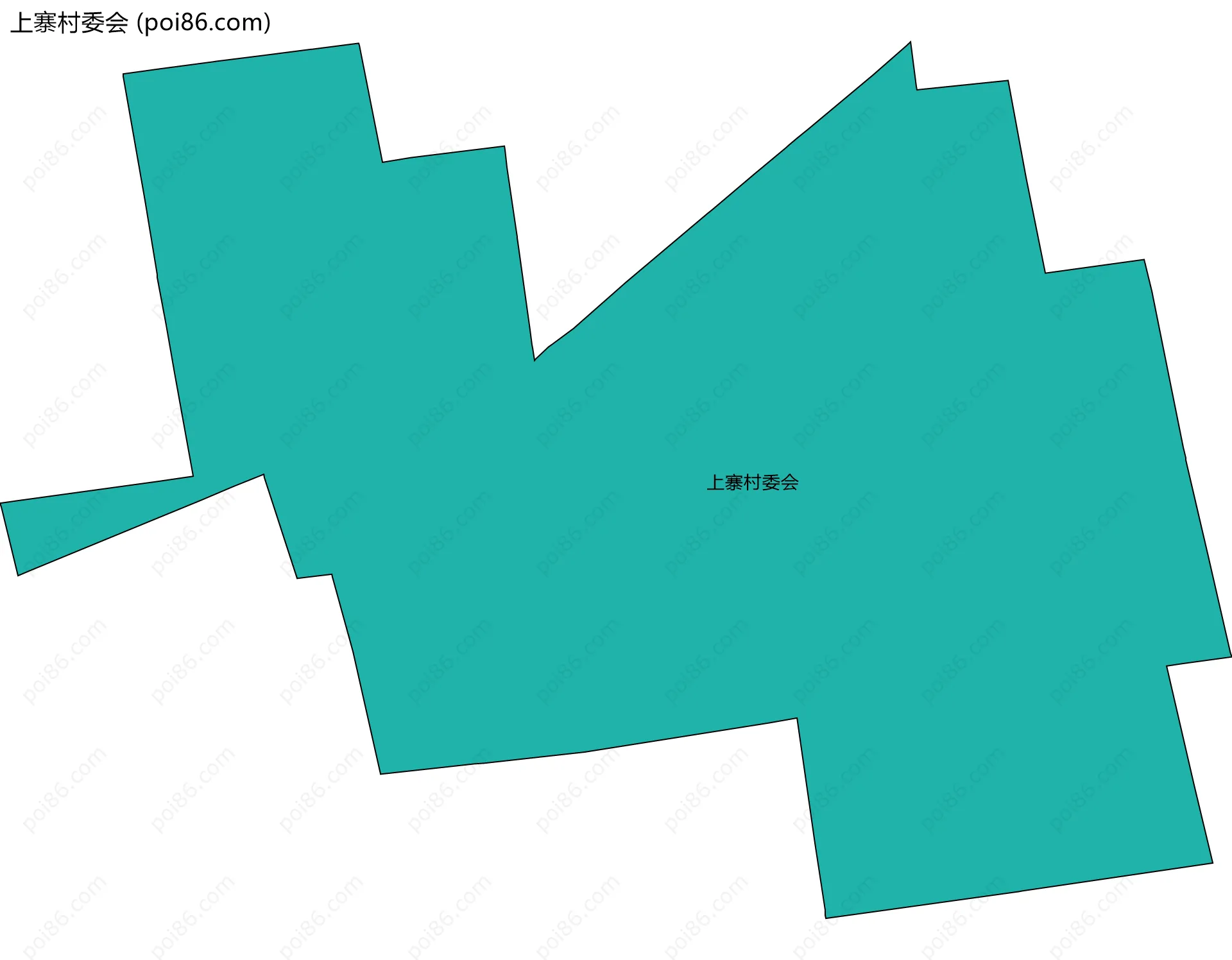 上寨村委会边界地图
