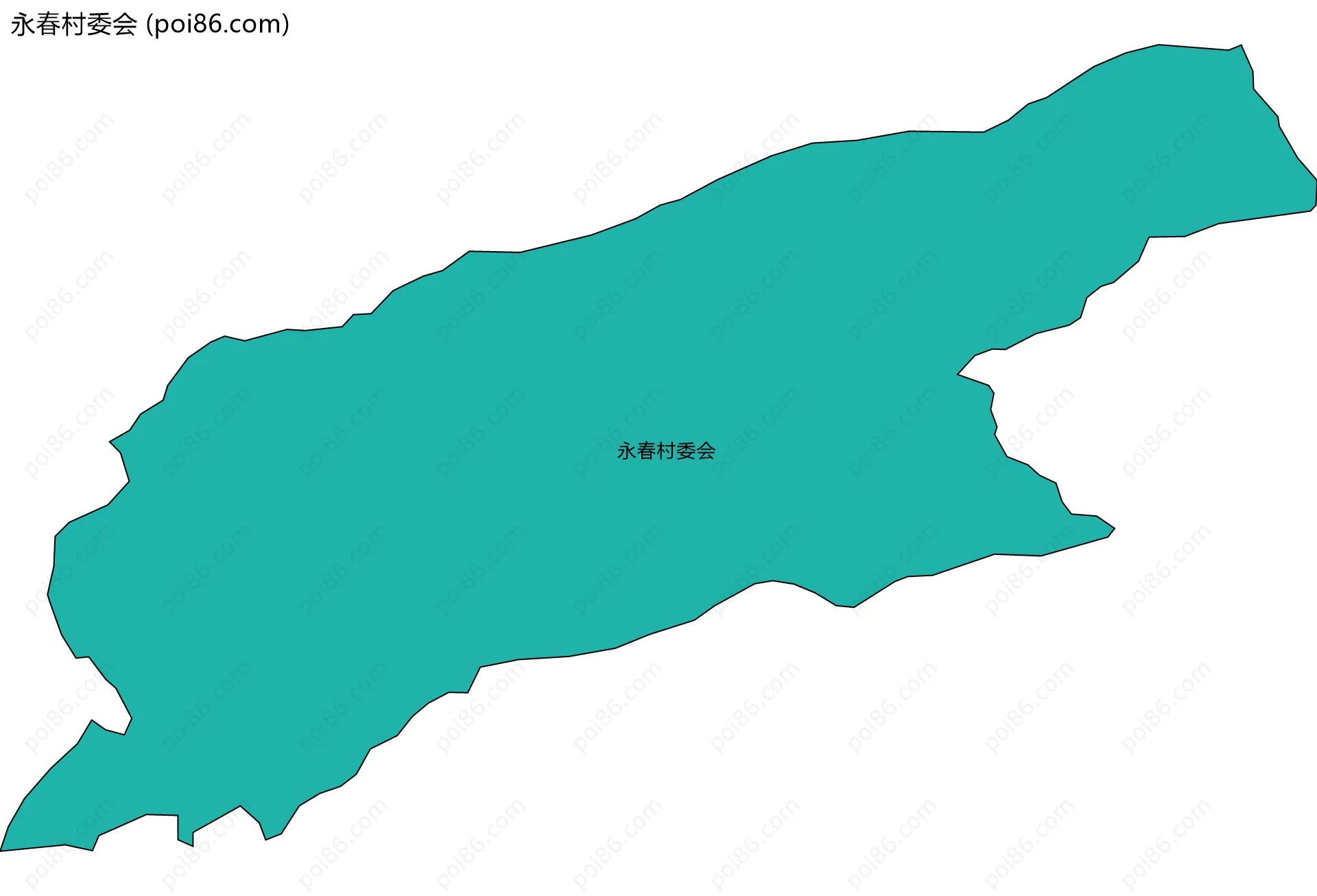 永春村委会边界地图