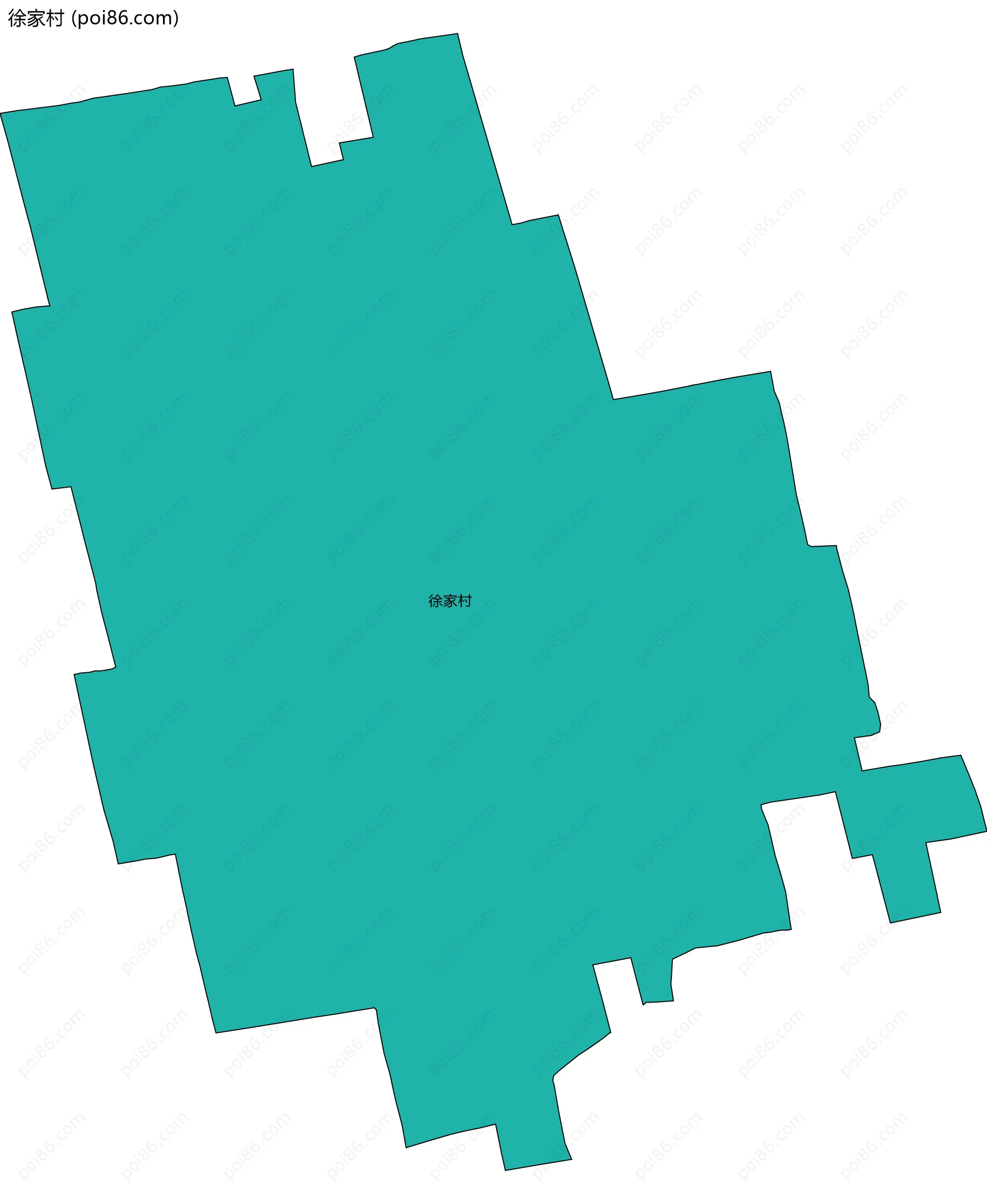 徐家村边界地图