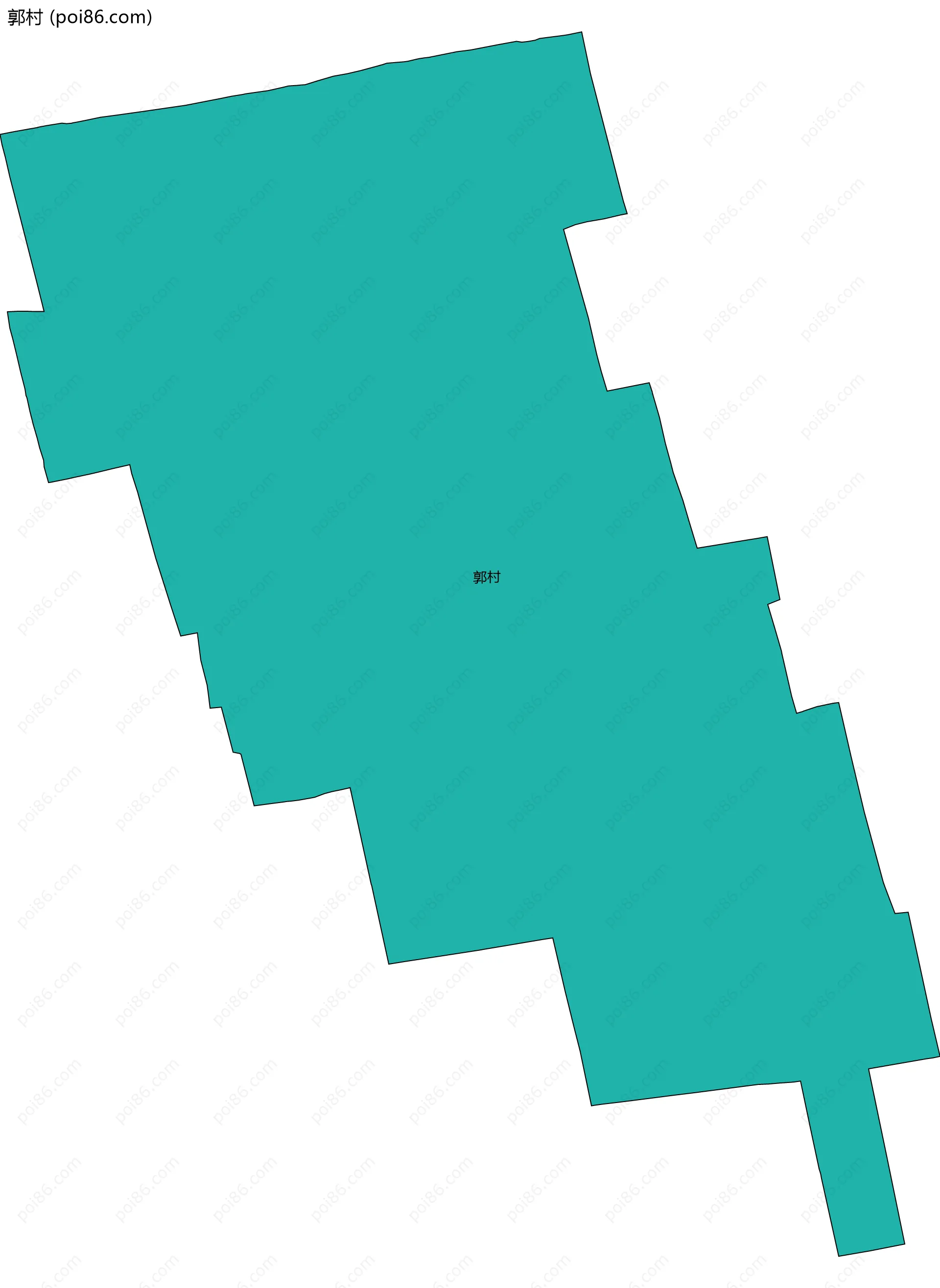郭村边界地图